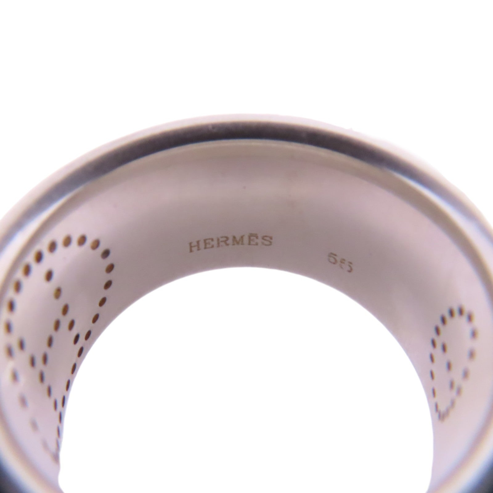 HERMES 925純銀Eclipse Ruban Ring戒指US#7