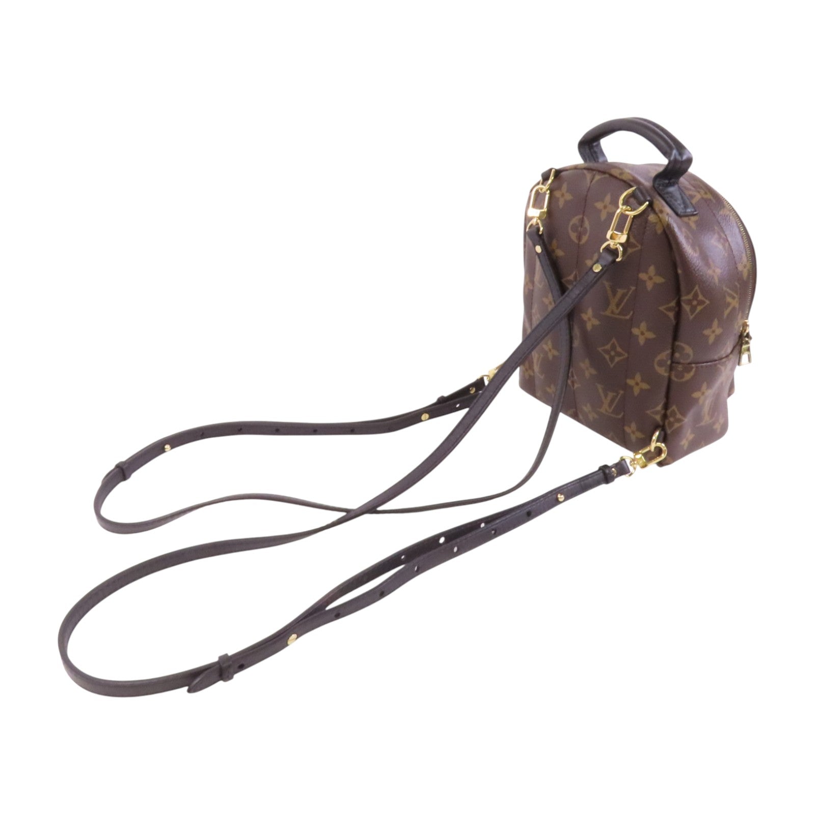 LOUIS VUITTON Monogram Palm Spring Mini銀扣背包/肩背兩用袋