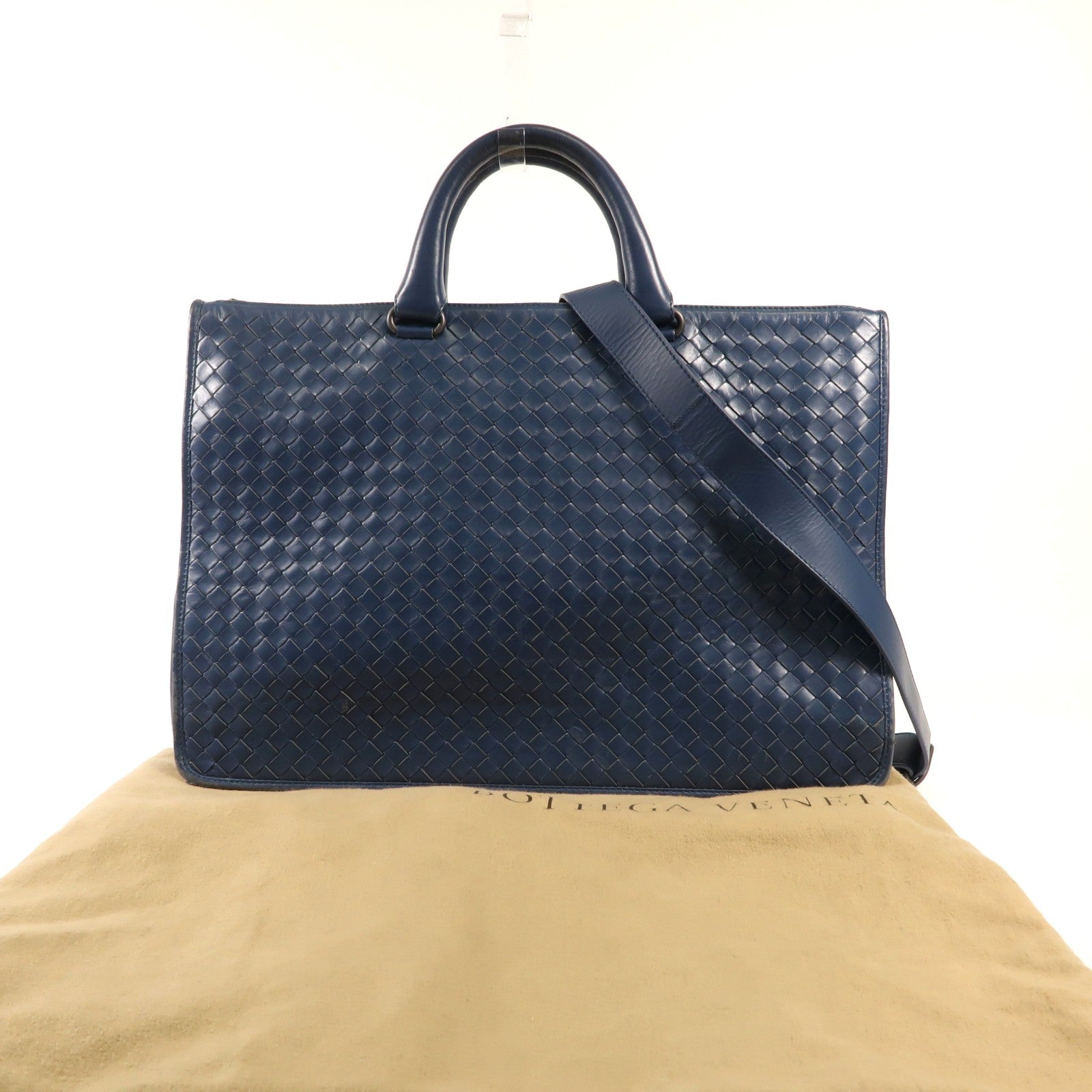 BOTTEGA VENETA 牛皮皮革Brief Case手挽肩背兩用袋