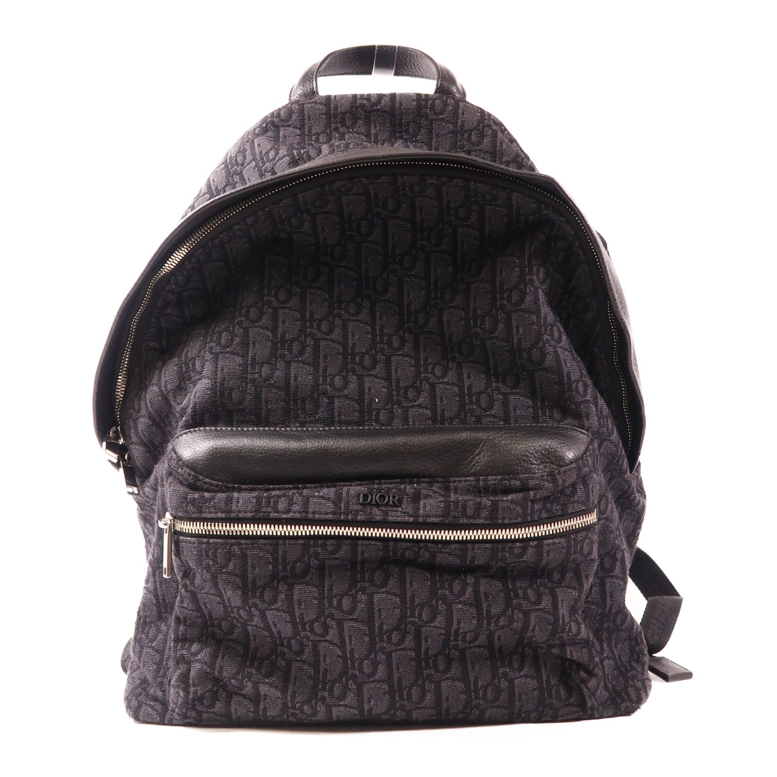 Dior 帆布Rucksack銀扣背包