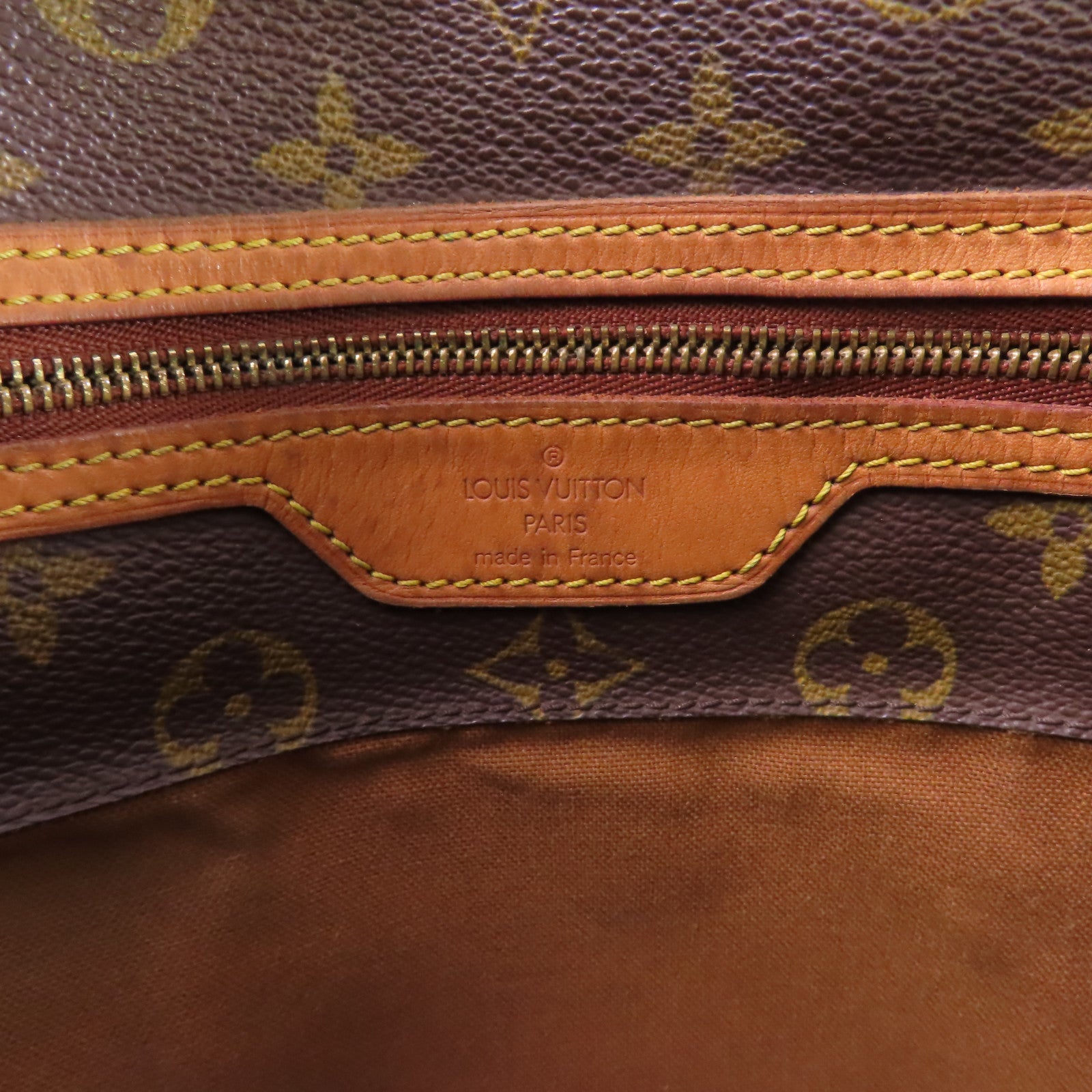 LOUIS VUITTON Monogram Cabas Alto Tote Bag金扣肩背袋啡色