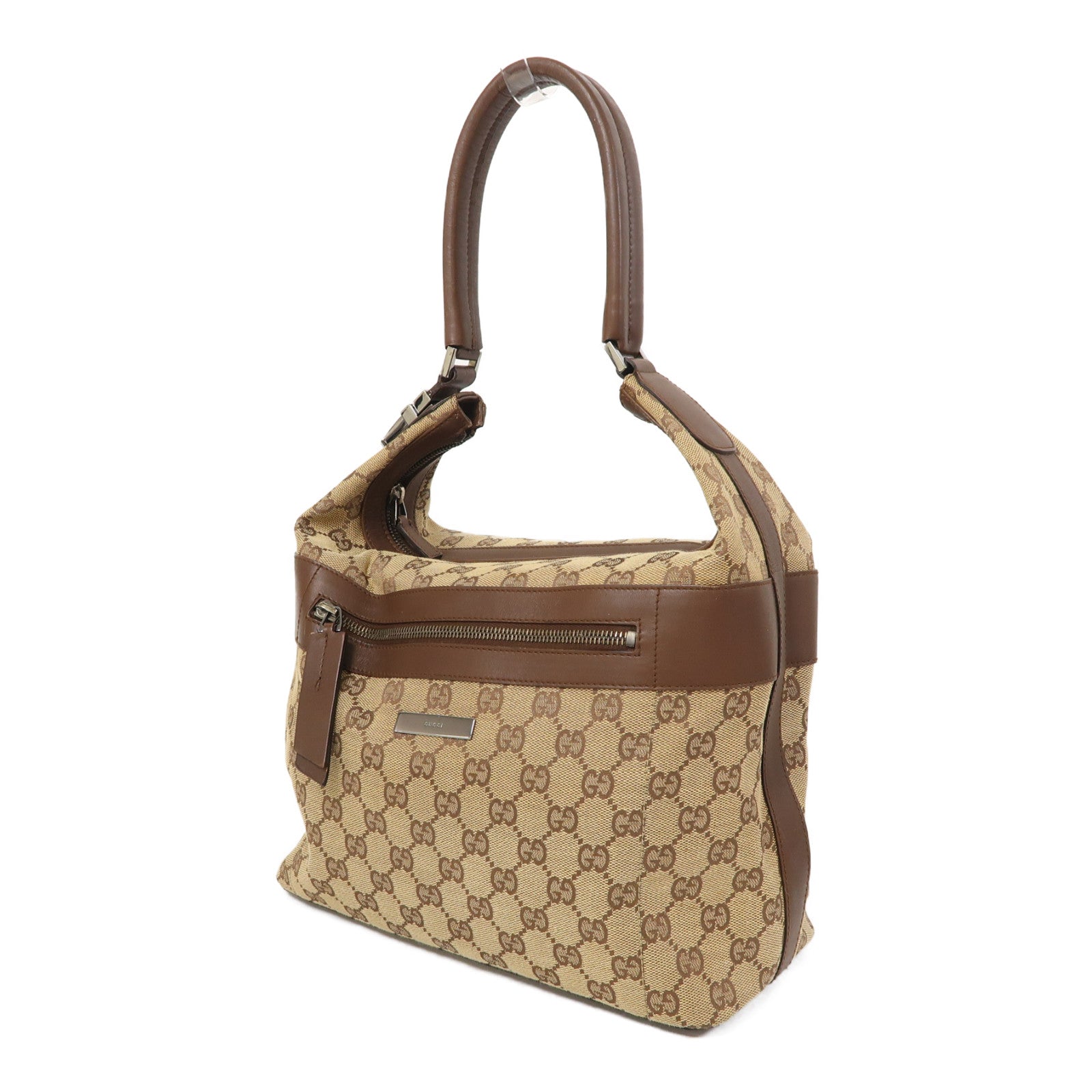 GUCCI 帆布Shoulder Bag肩背袋啡色