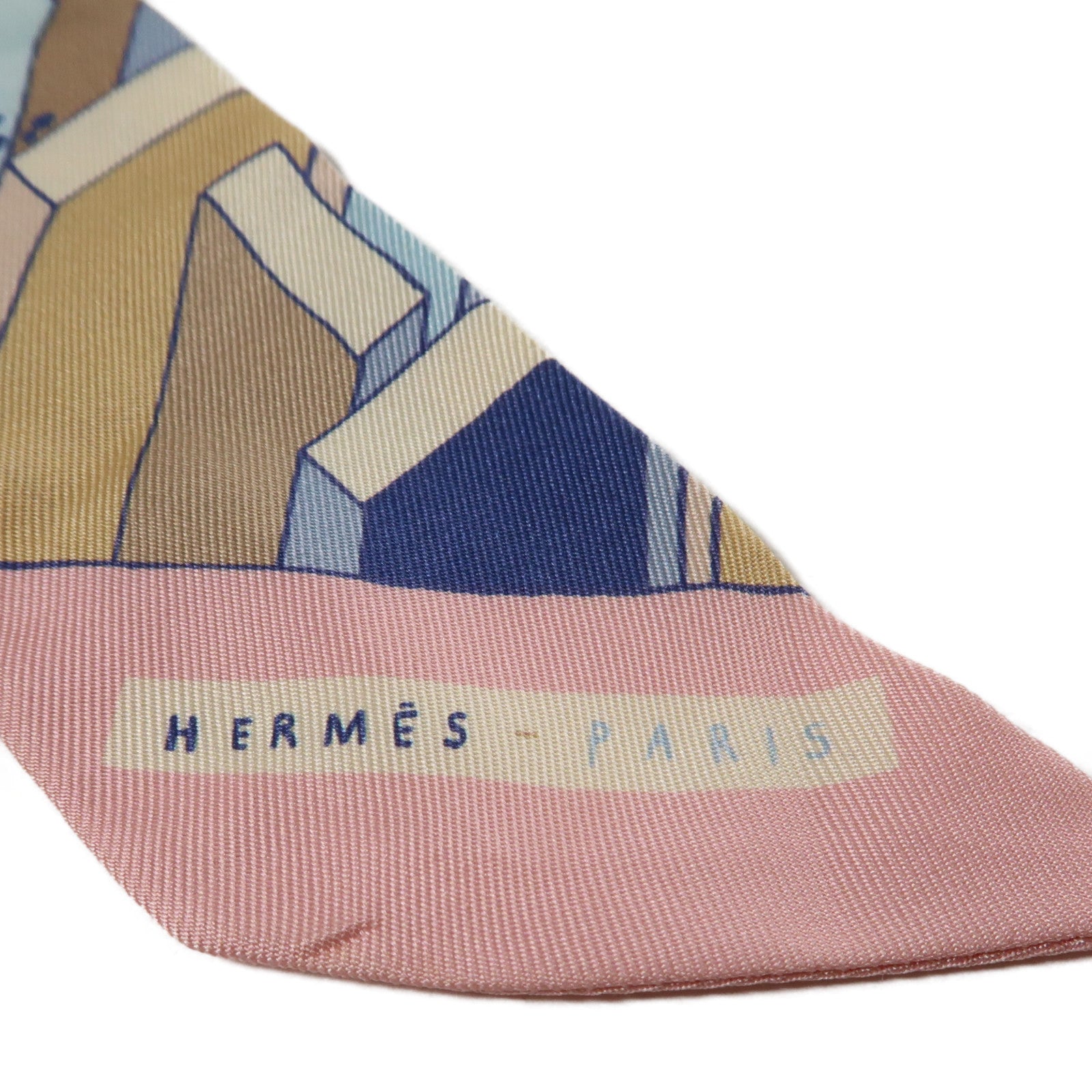 HERMES 絲質Twilly圍巾彩色