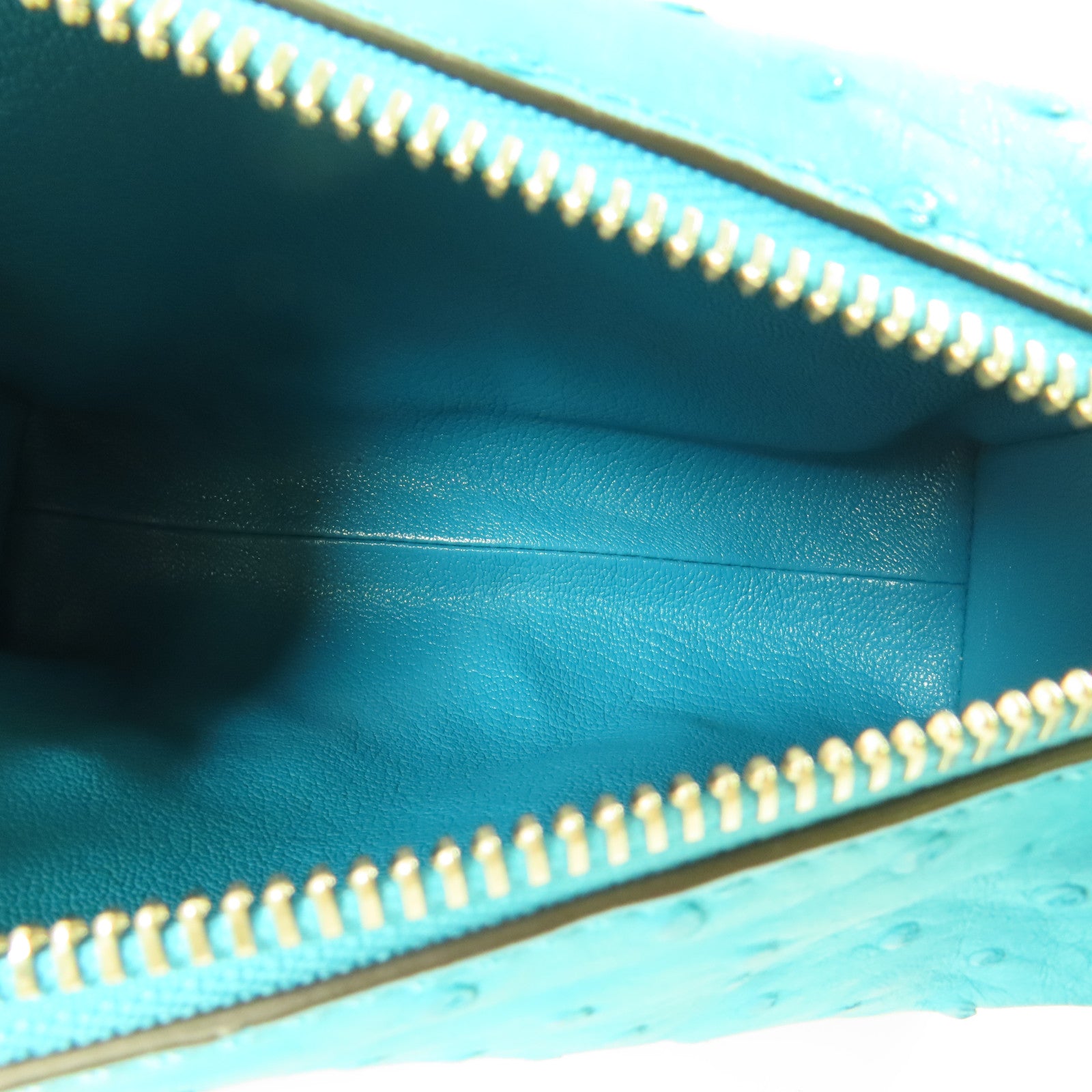 LOUIS VUITTON 鴕鳥皮革Side Trunk PM銀扣手挽肩背兩用袋