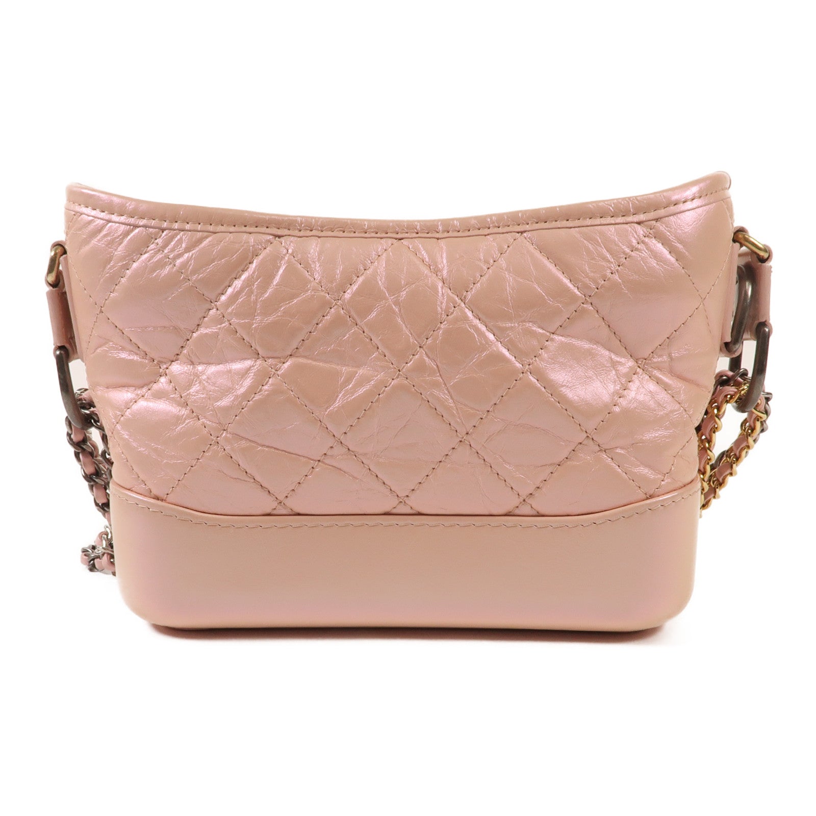 CHANEL 牛皮皮革Gabrielle Mini鏈帶肩背袋