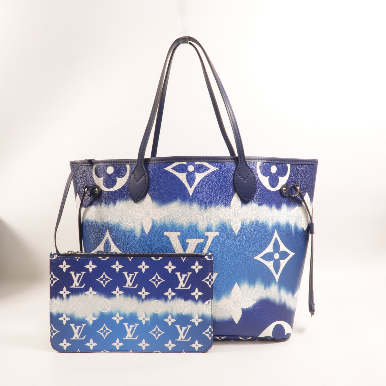 LOUIS VUITTON Monogram Escale Neverfull MM肩背袋
