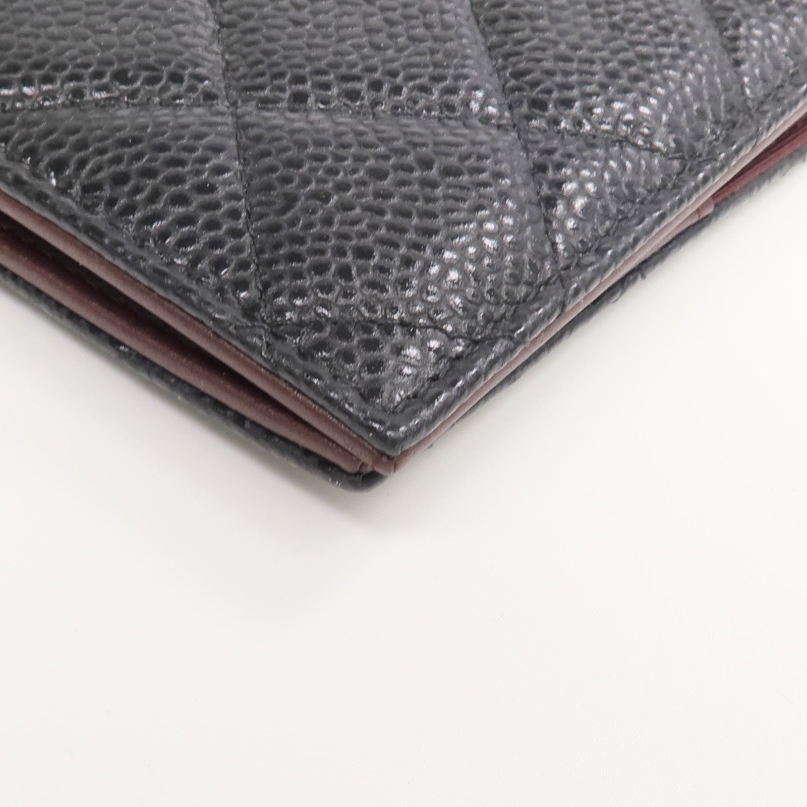 CHANEL 牛皮皮革Passport Holder金扣護照套