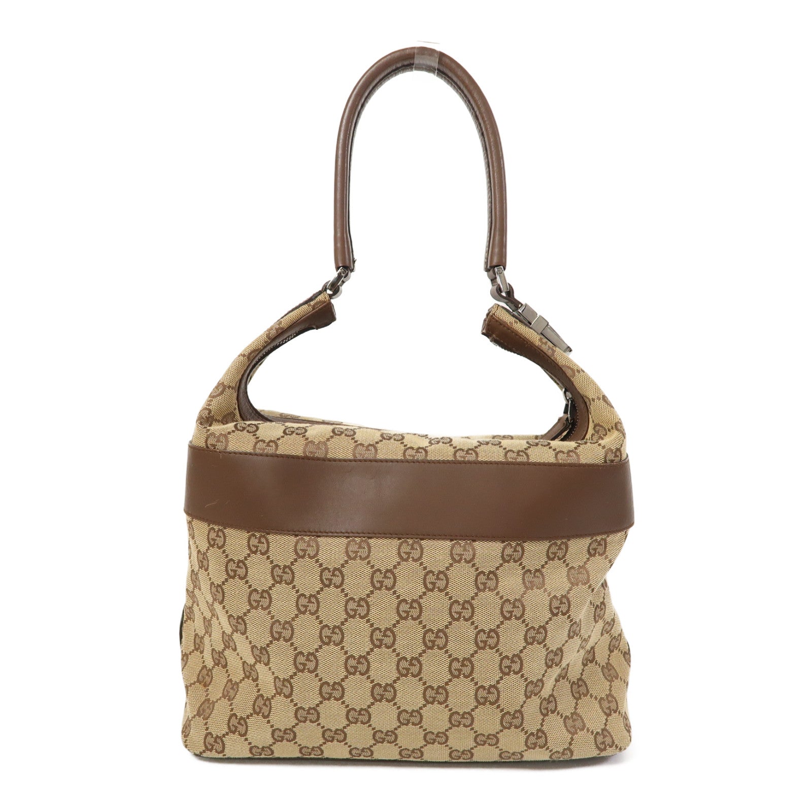 GUCCI 帆布Shoulder Bag肩背袋啡色