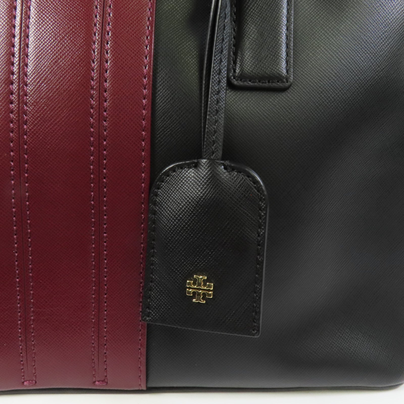 Tory Burch 牛皮皮革Robinson Double Zip Tote金扣手挽肩背兩用袋