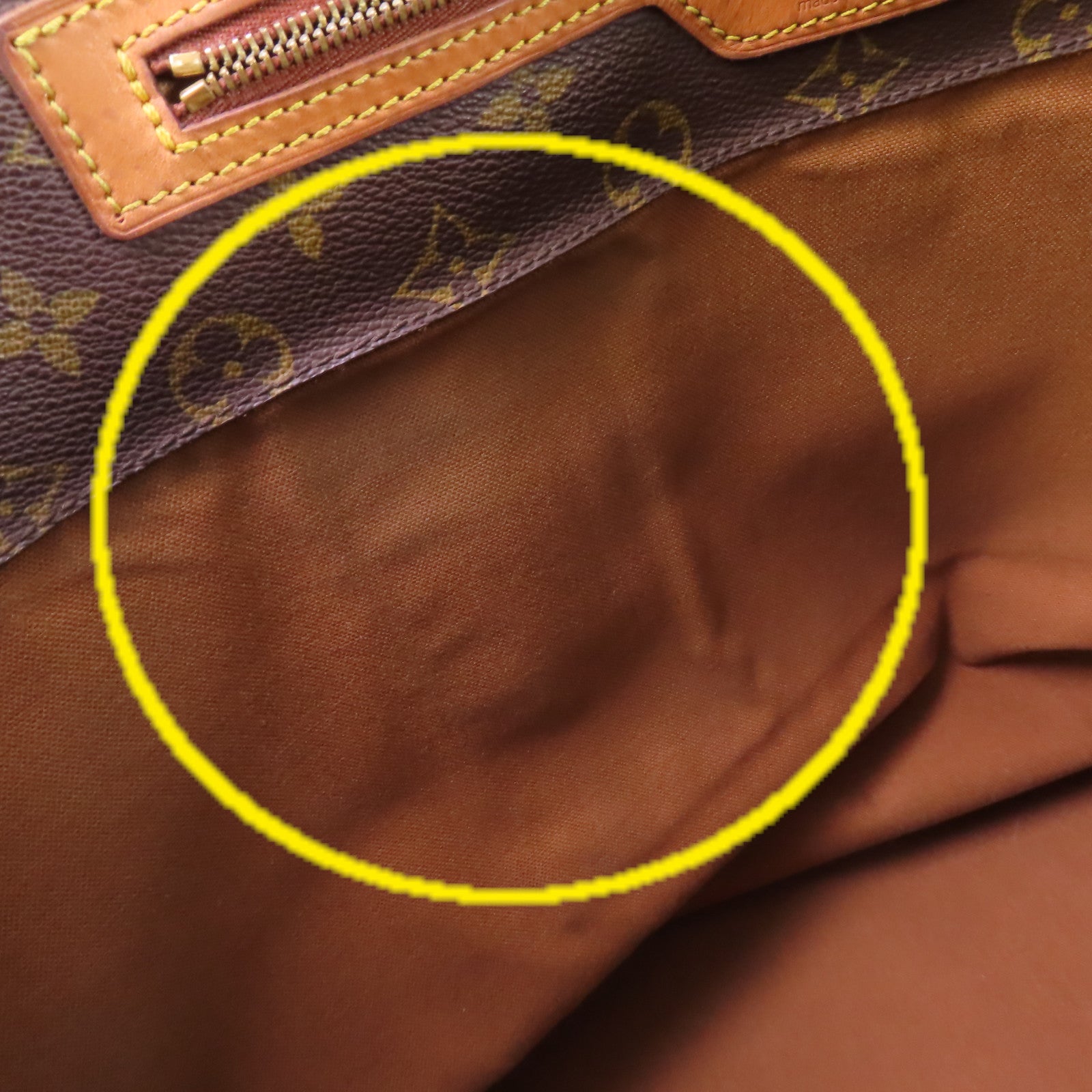 LOUIS VUITTON Monogram Cabas Alto Tote Bag金扣肩背袋啡色