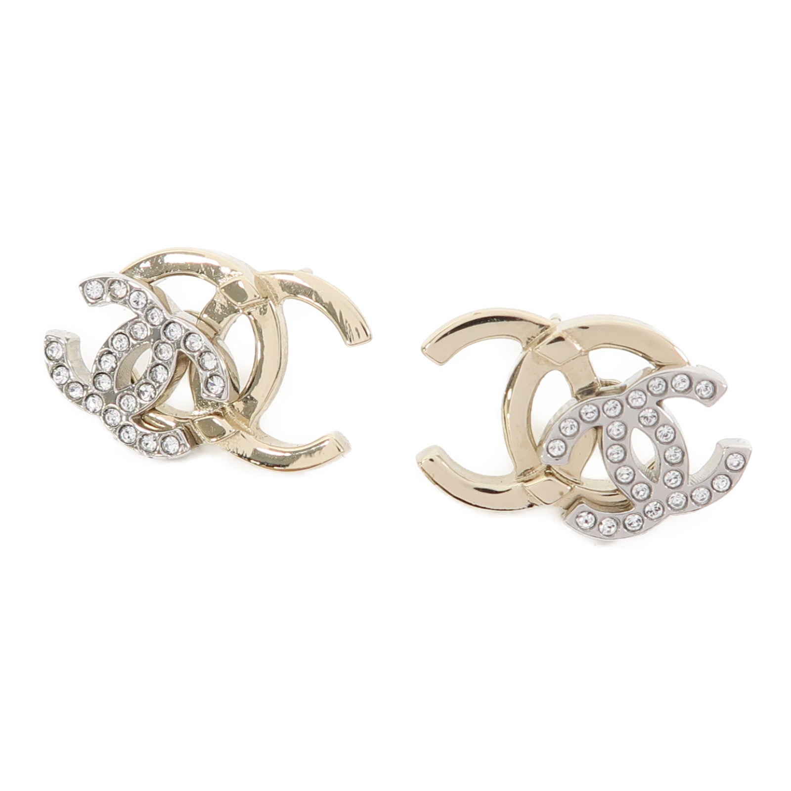 CHANEL 金屬Earrings耳環金色/銀色