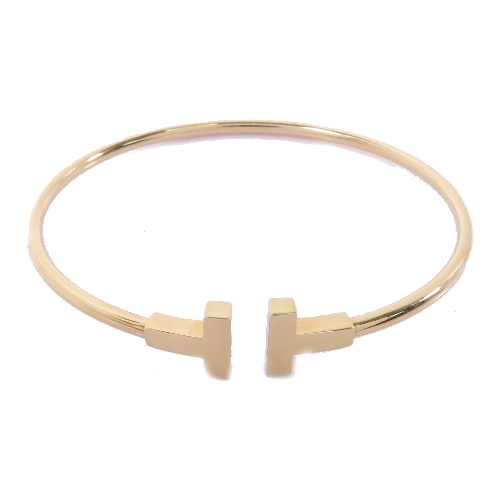 TIFFANY＆CO 18K黃金T Wire Bracelet手鐲