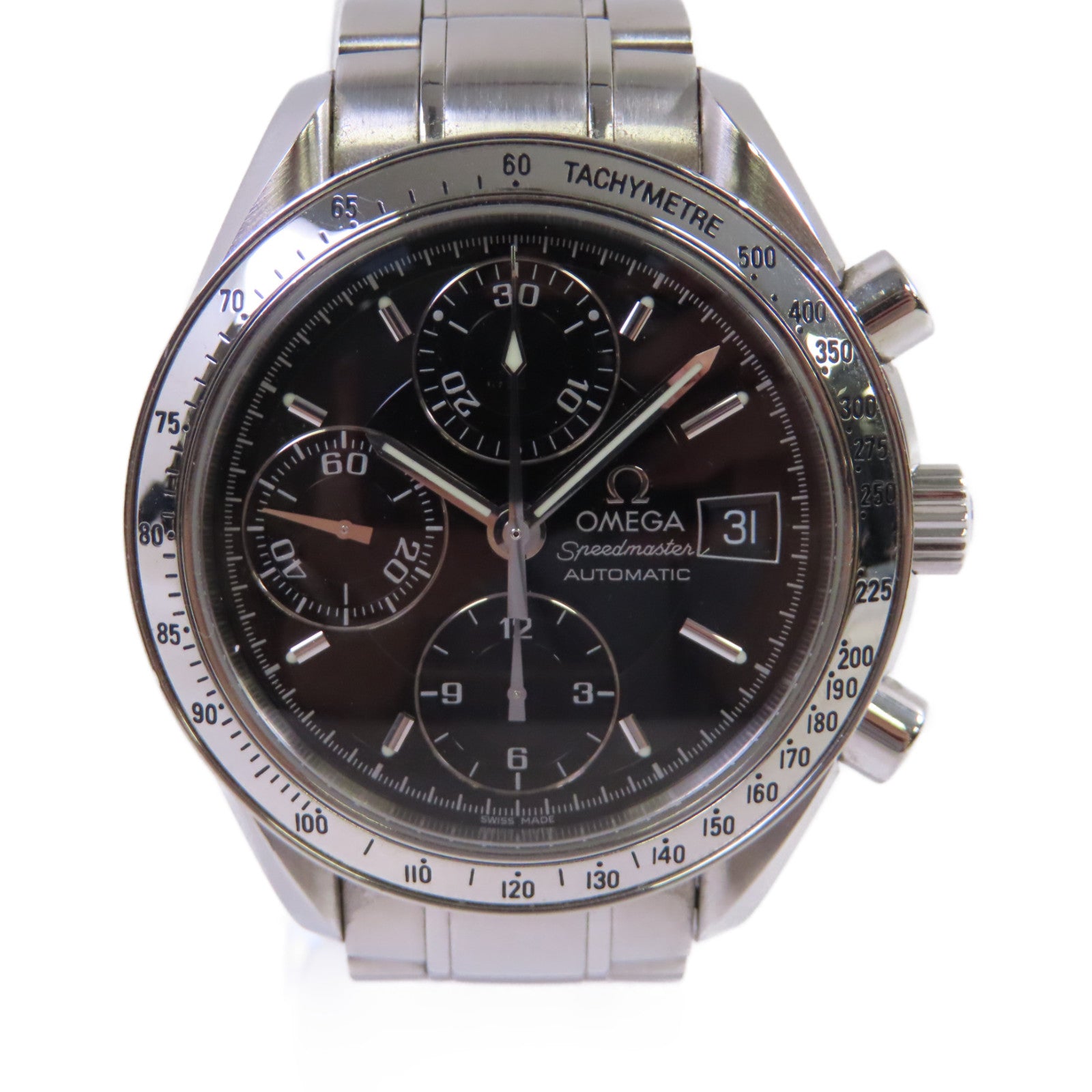 OMEGA Speedmaster Watch不鏽鋼手錶自動機芯黑色