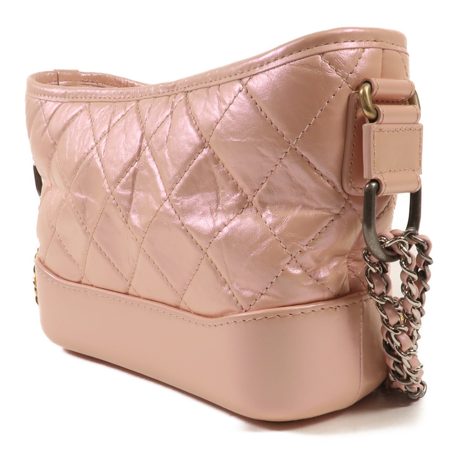 CHANEL 牛皮皮革Gabrielle Mini鏈帶肩背袋