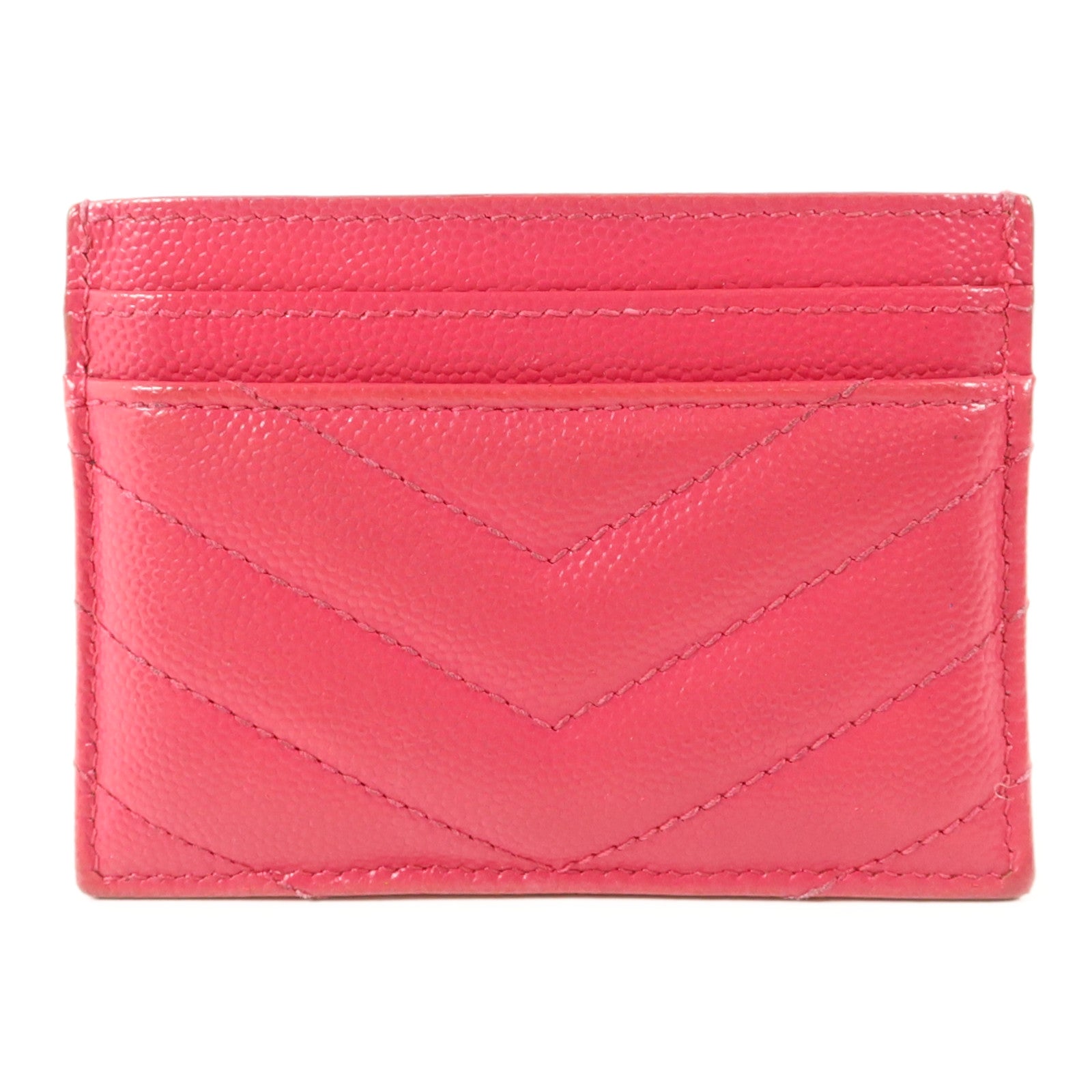 SAINT LAURENT 牛皮皮革Card Case金扣卡片套