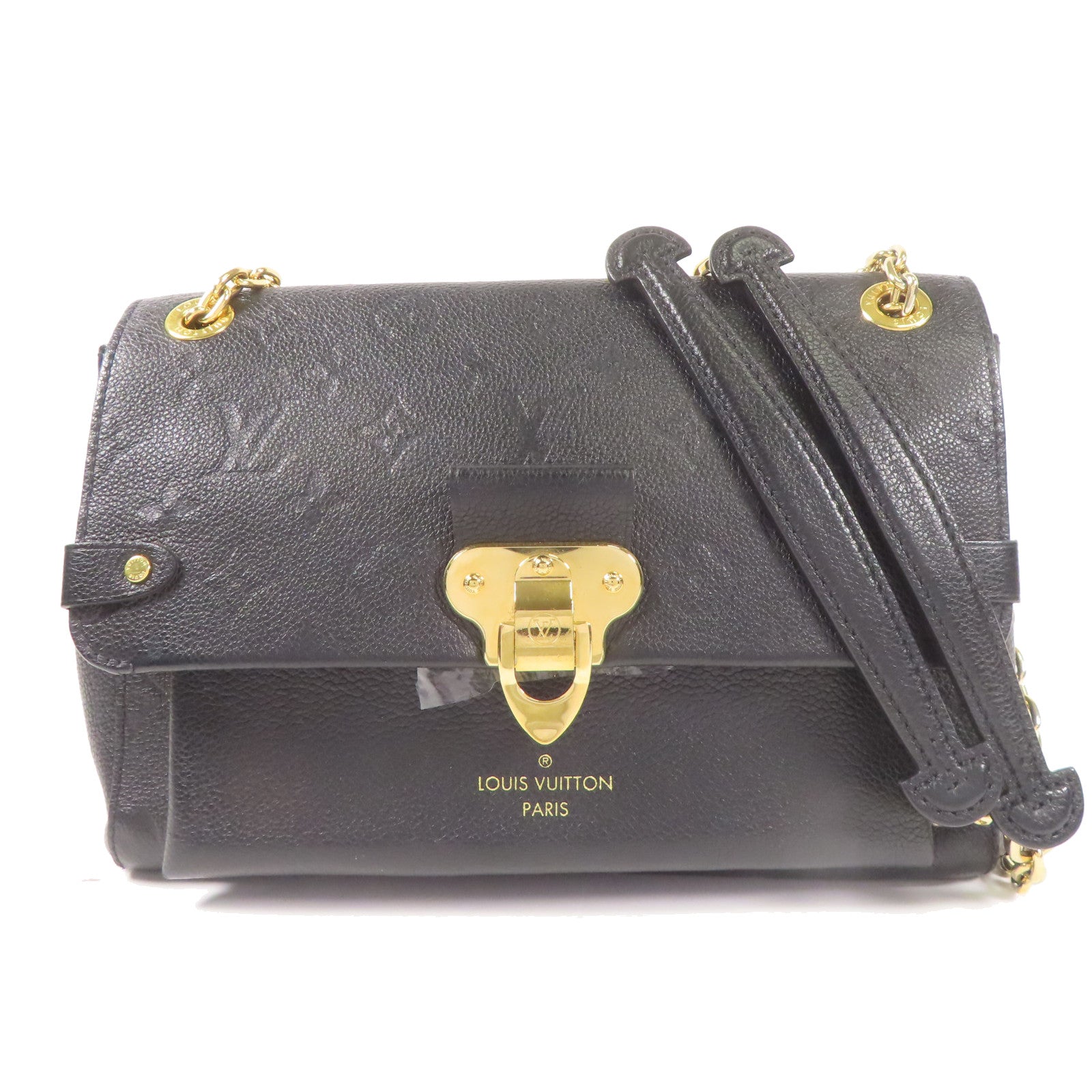 LOUIS VUITTON LV GHW Vavin PM Shoulder Bag M44151 Monogram Empreinte Black