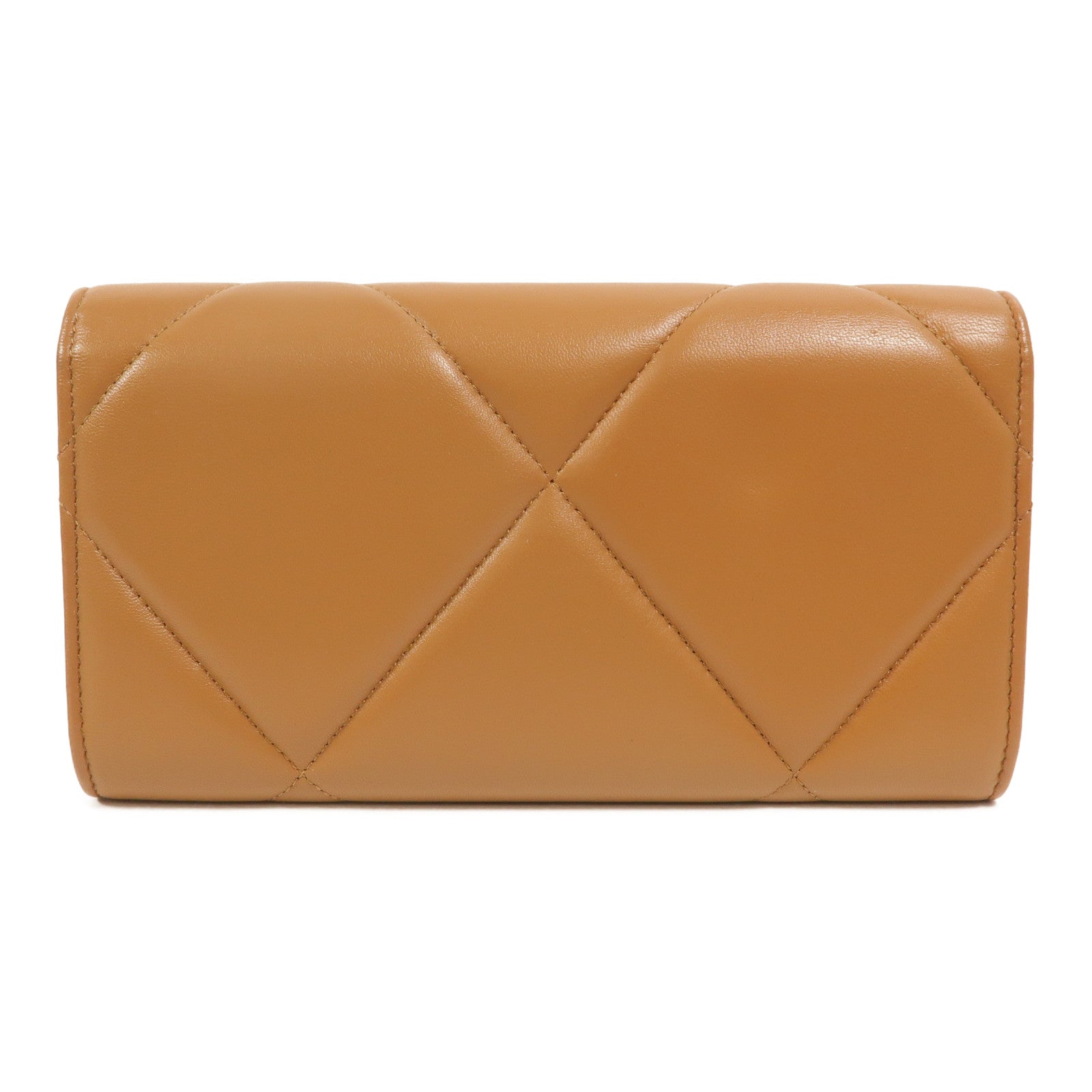 CHANEL 羊皮皮革C19 Long Wallet長錢包
