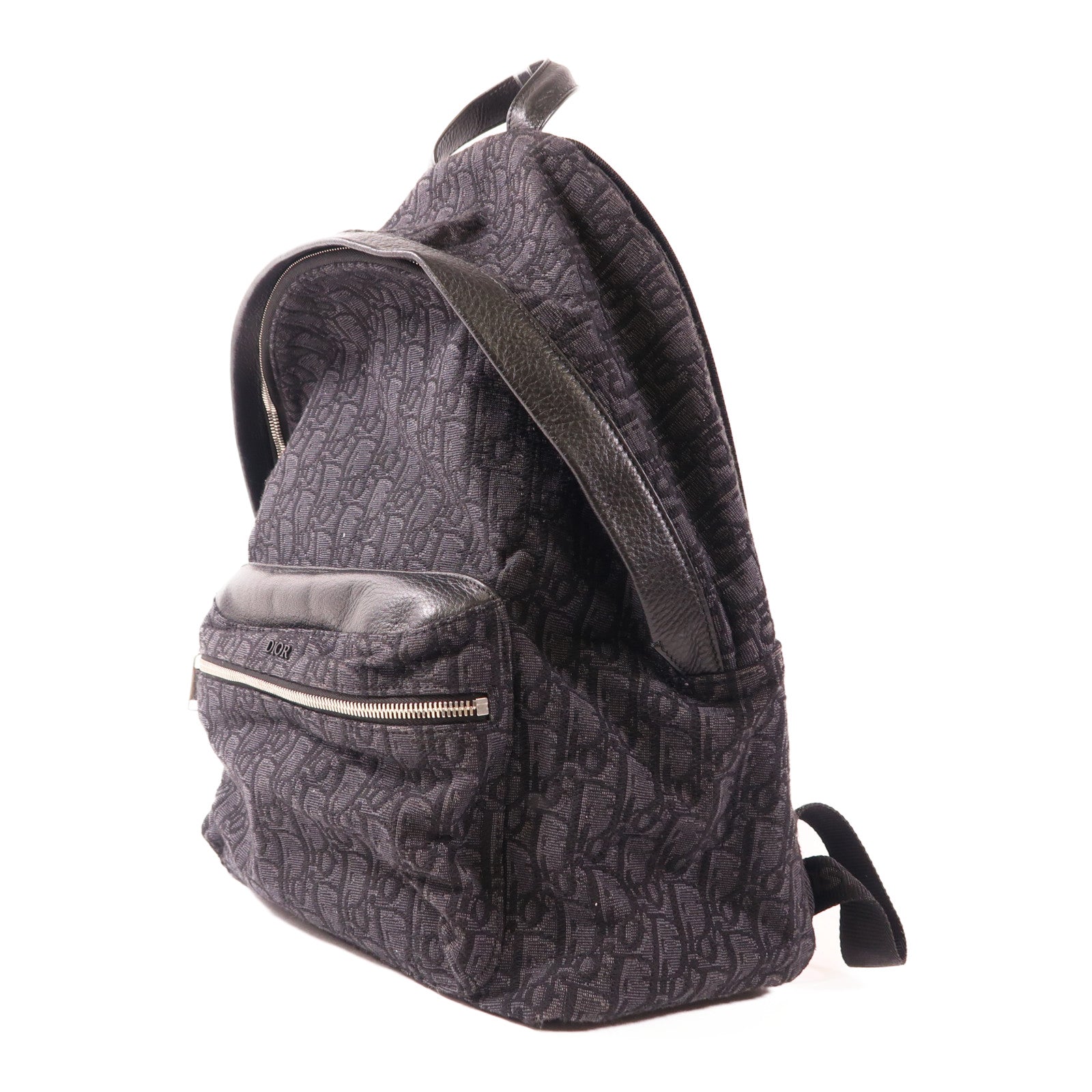 Dior 帆布Rucksack銀扣背包