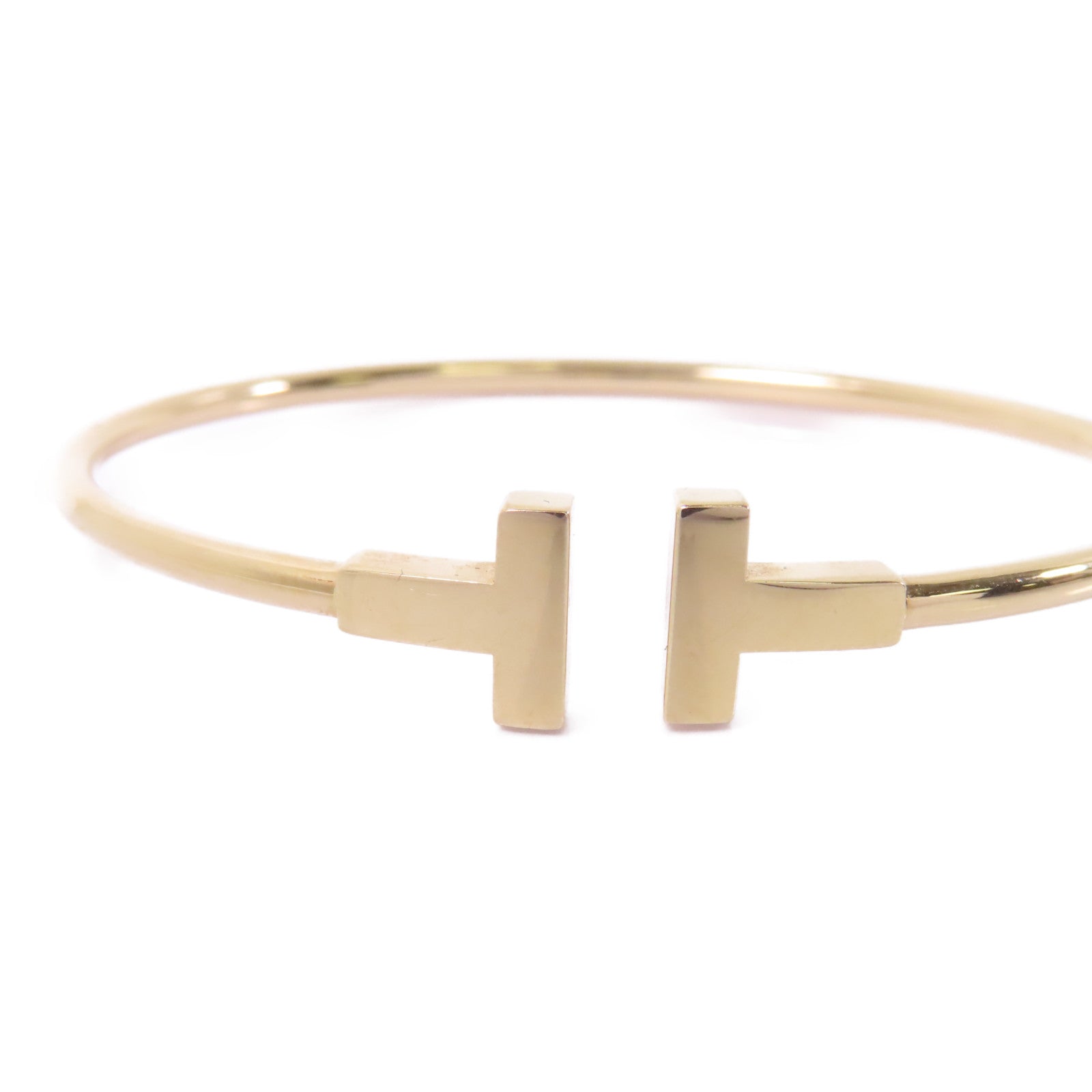TIFFANY＆CO 18K黃金T Wire Bracelet手鐲