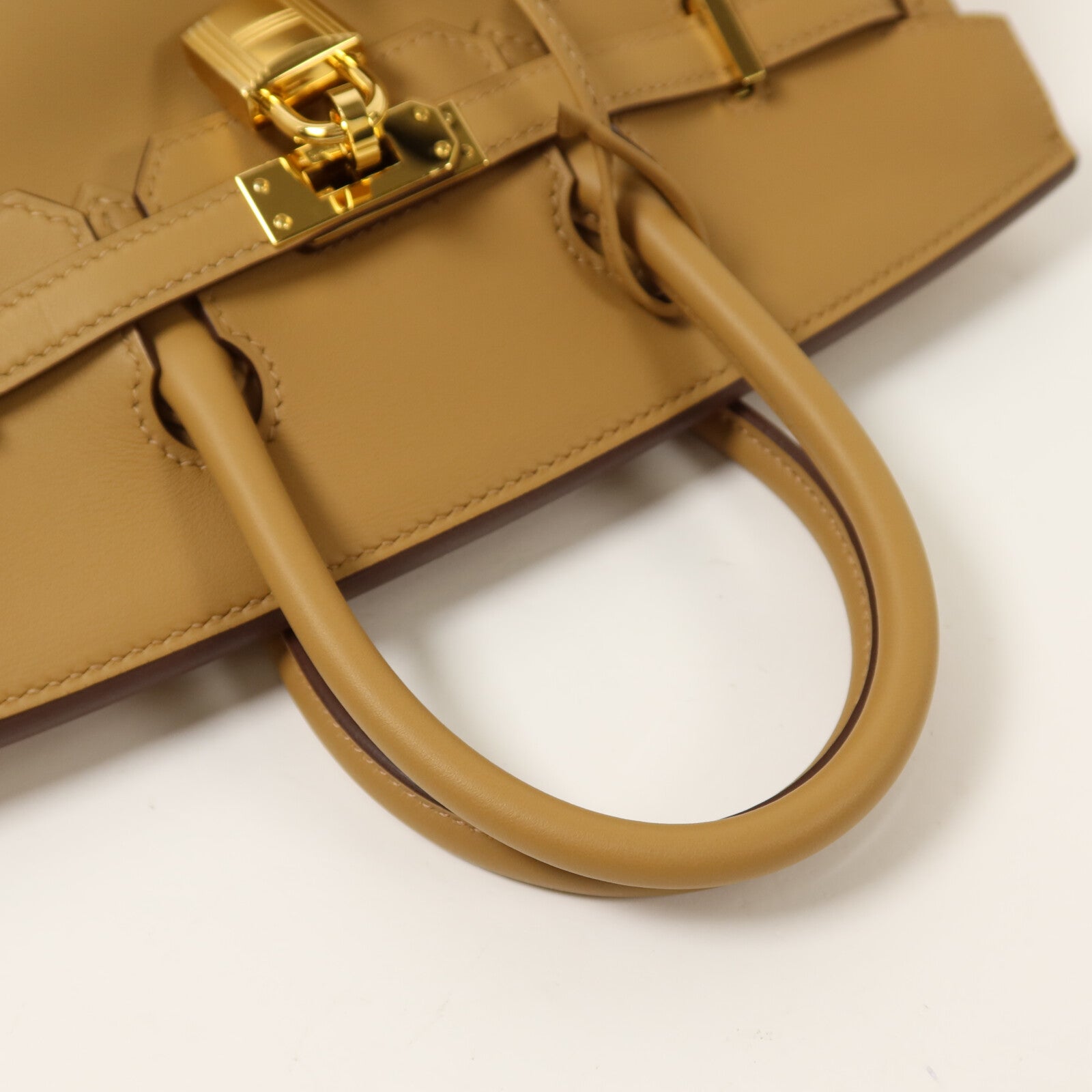 HERMES Swift皮革Birkin 25手挽袋Biscuit