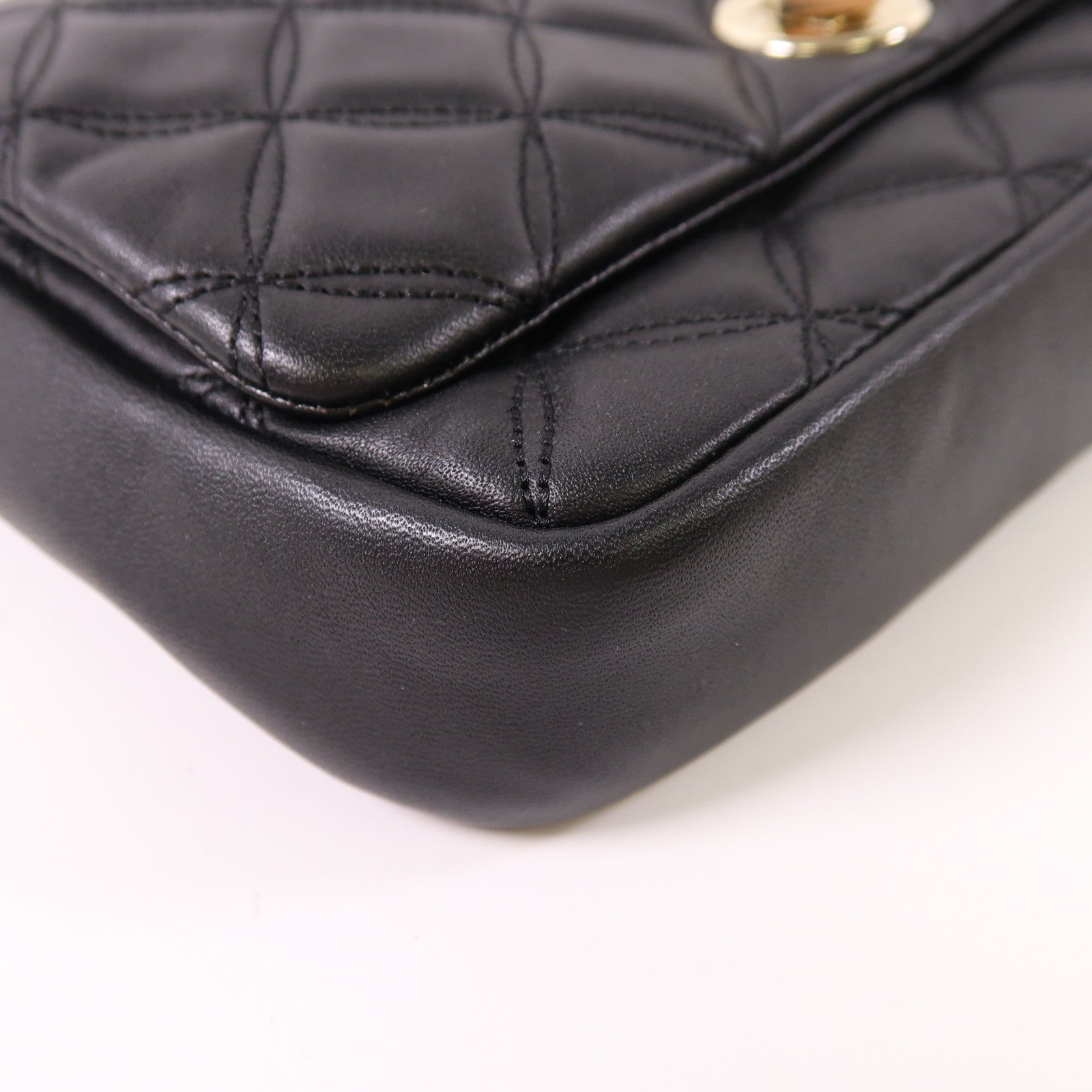 Kate Spade 皮革Flap Turnlock Shoulder Bag金扣鏈帶肩背袋