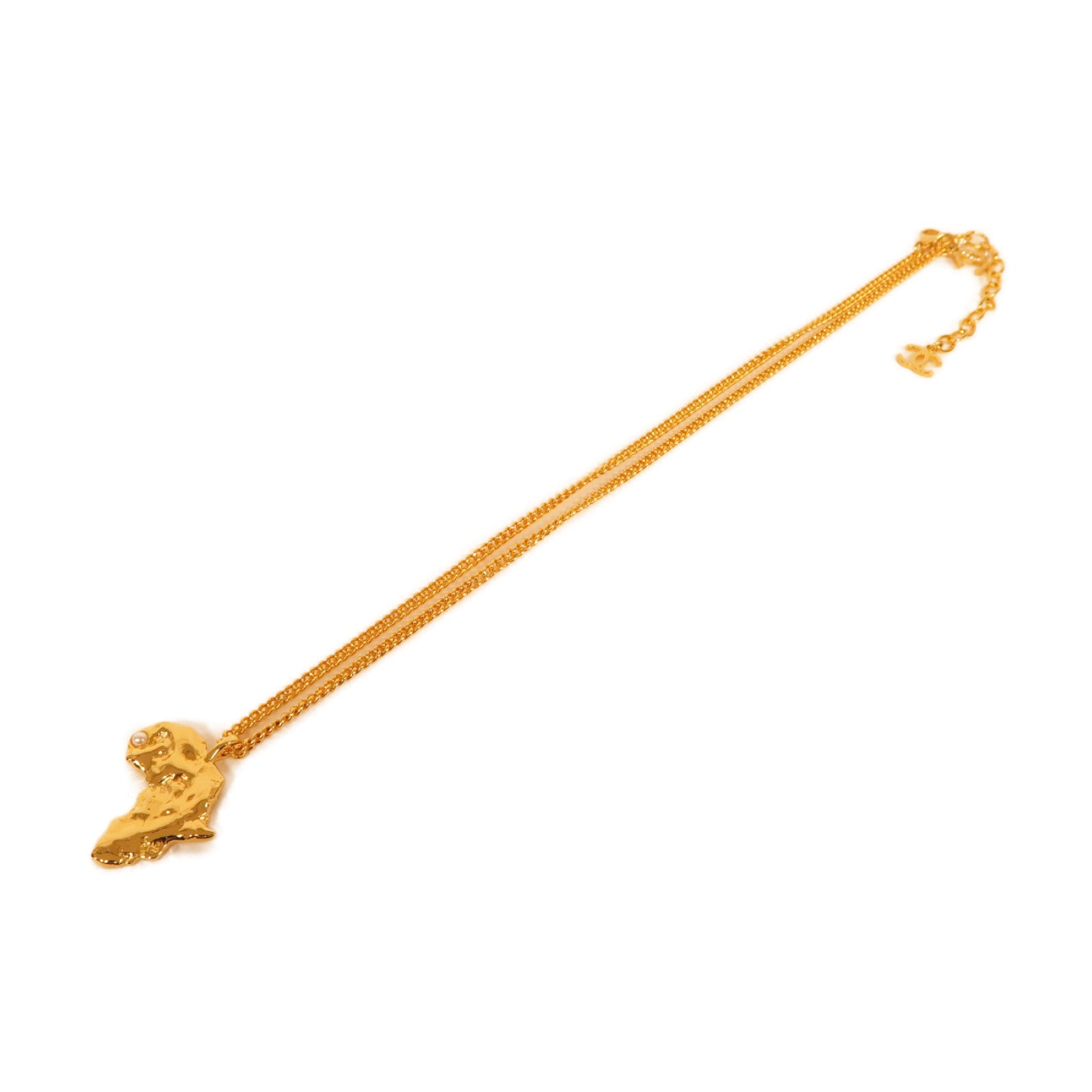 CHANEL 【激減優惠】金屬Necklace項鍊金色