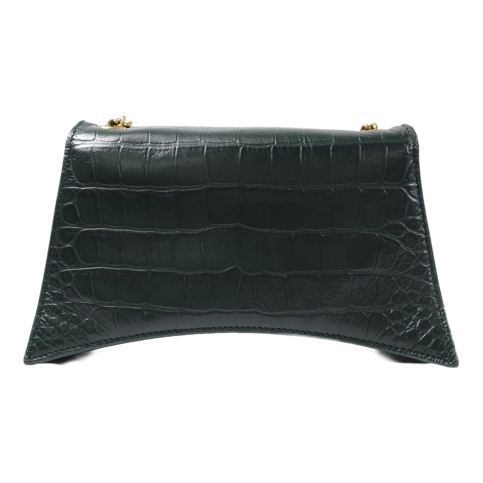 BALENCIAGA 牛皮皮革Crush鏈帶肩背袋