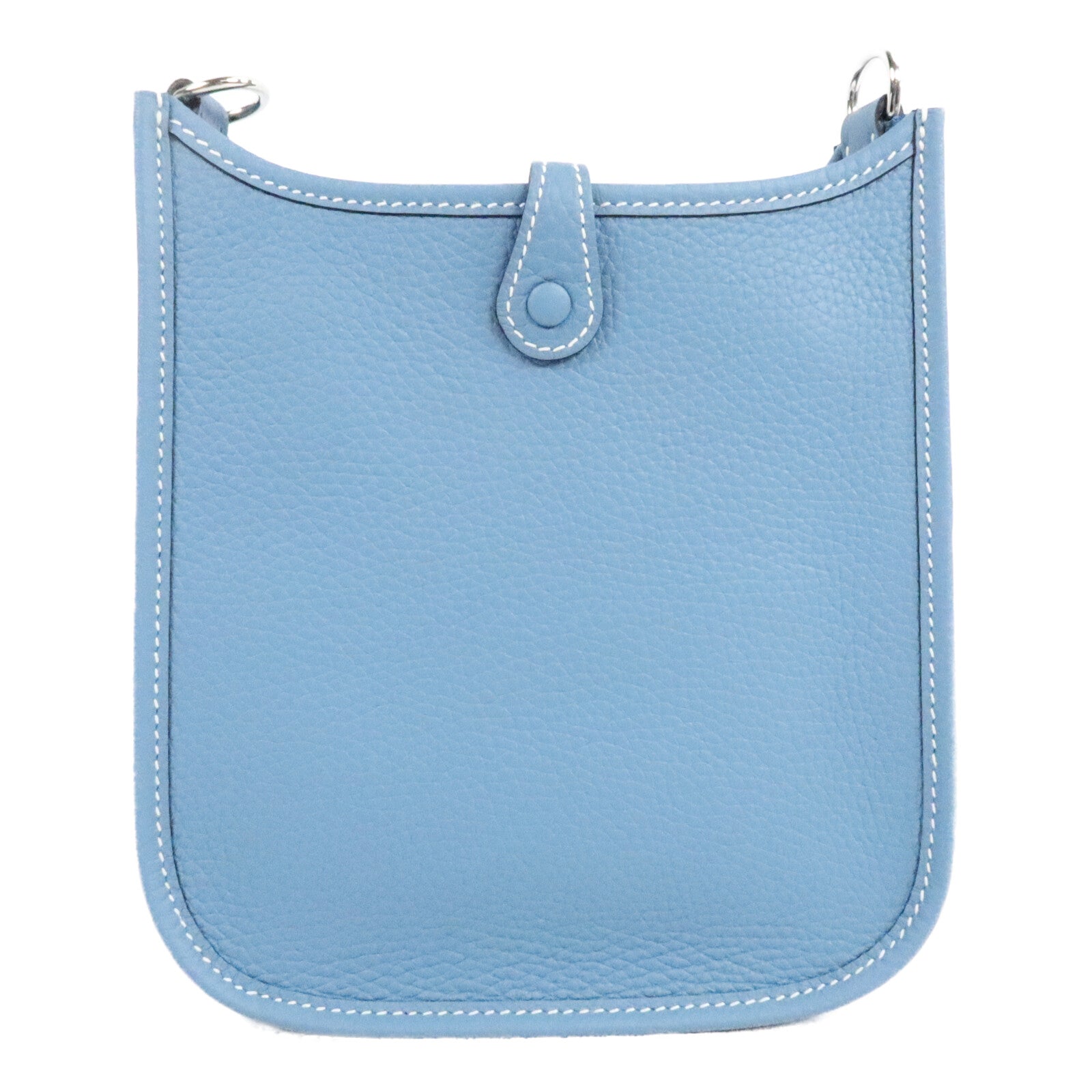 HERMES Clemence皮革Evelyne TPM肩背袋New Blue Jean