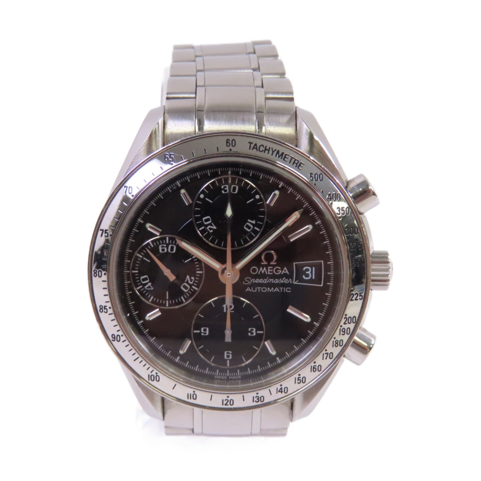 OMEGA Speedmaster Watch不鏽鋼手錶自動機芯黑色