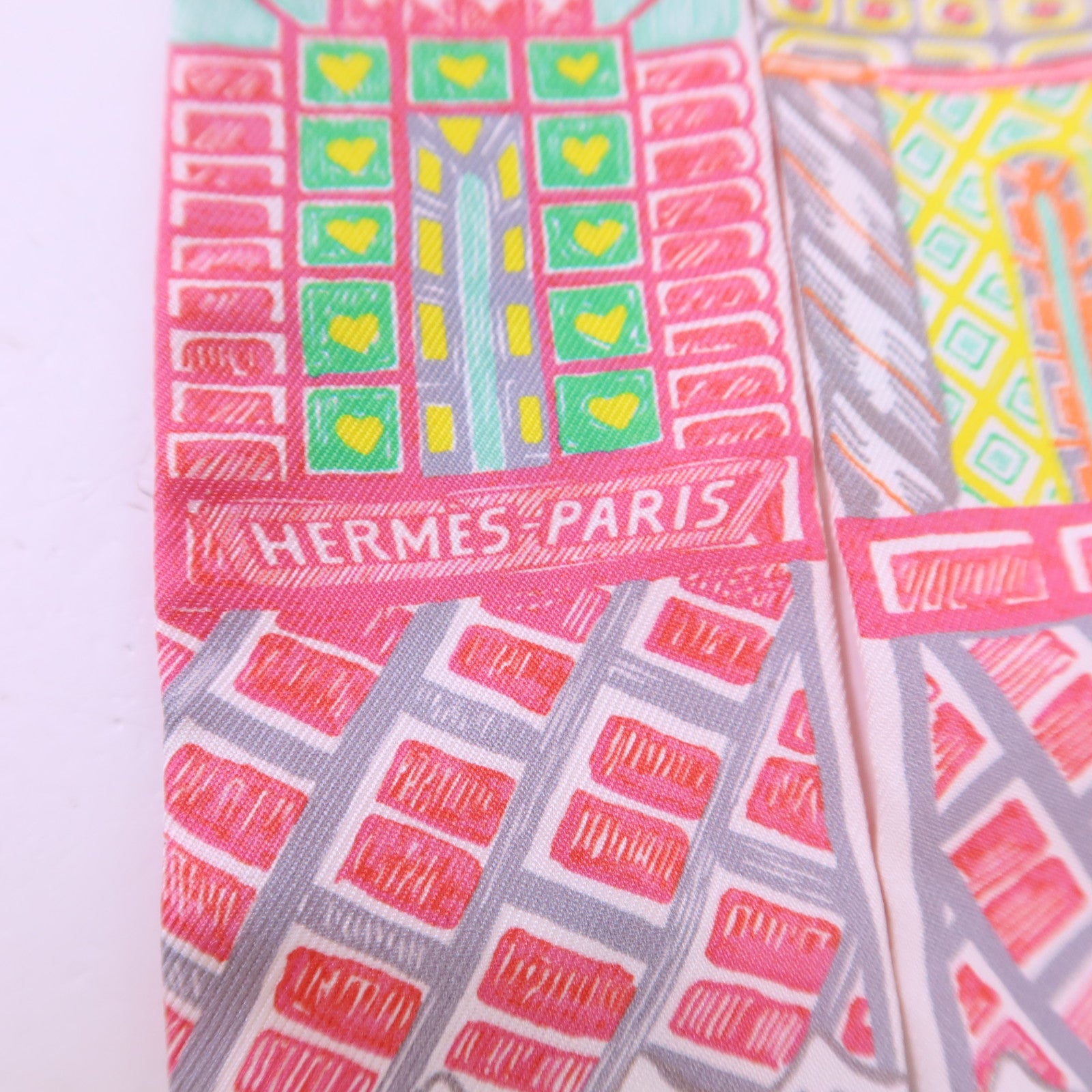 HERMES 絲質Twilly絲巾