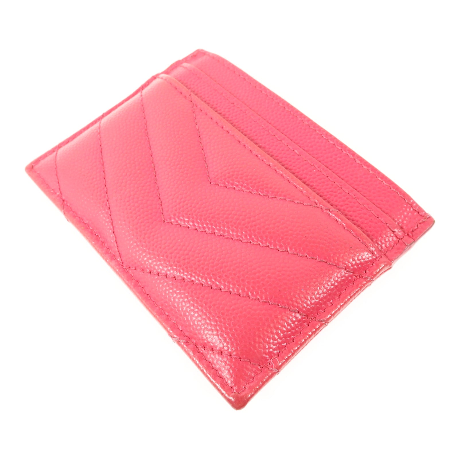 SAINT LAURENT 牛皮皮革Card Case金扣卡片套