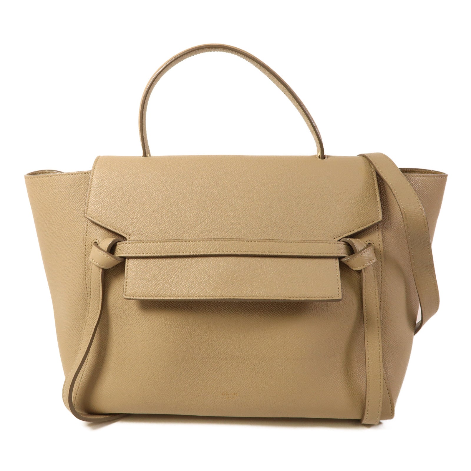 CELINE 牛皮皮革Micro Belt Bag金扣手挽肩背兩用袋