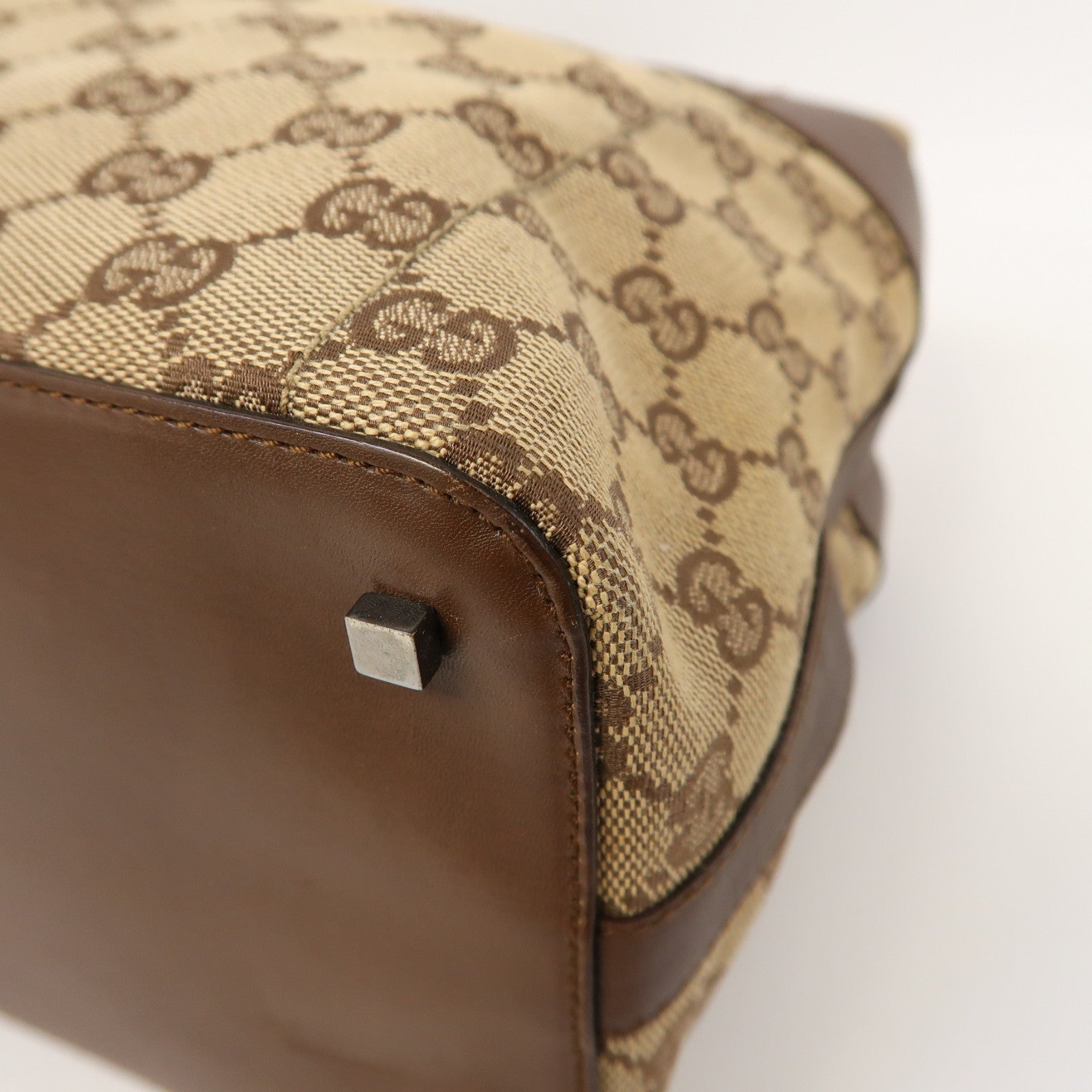 GUCCI 帆布Shoulder Bag肩背袋啡色