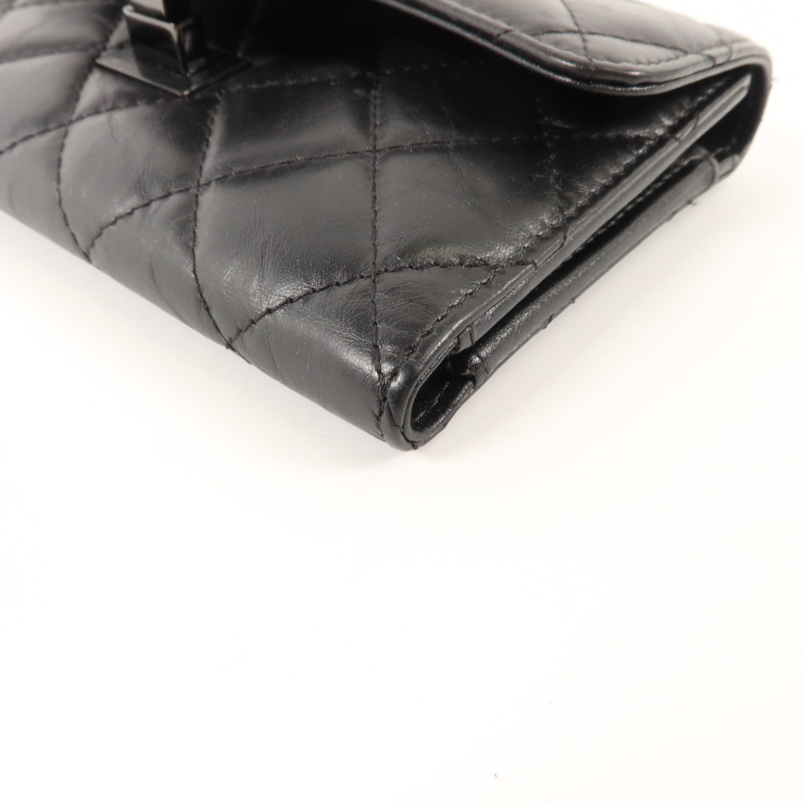 CHANEL 牛皮皮革2.55 Flap Wallet錢包
