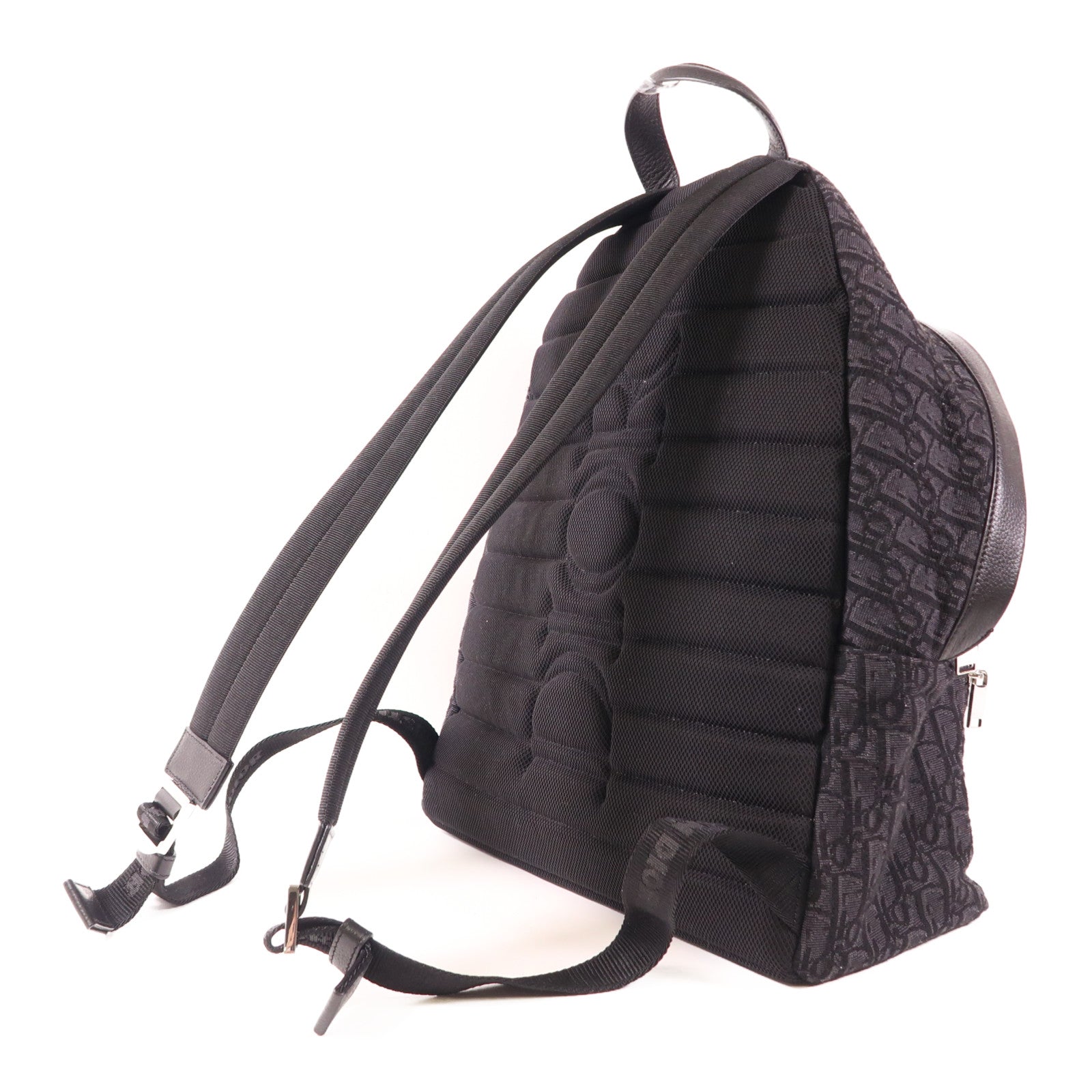 Dior 帆布Rucksack銀扣背包