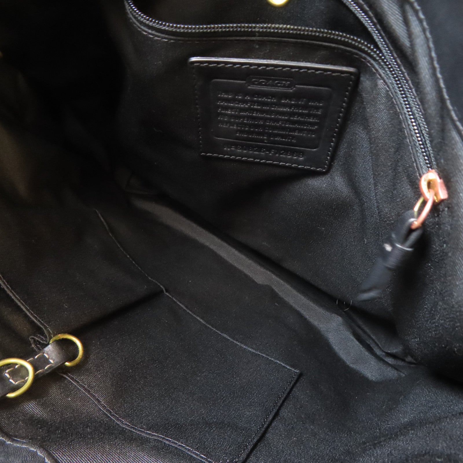 COACH 【激減優惠】帆布Shoulder Bag金扣肩背袋啡色