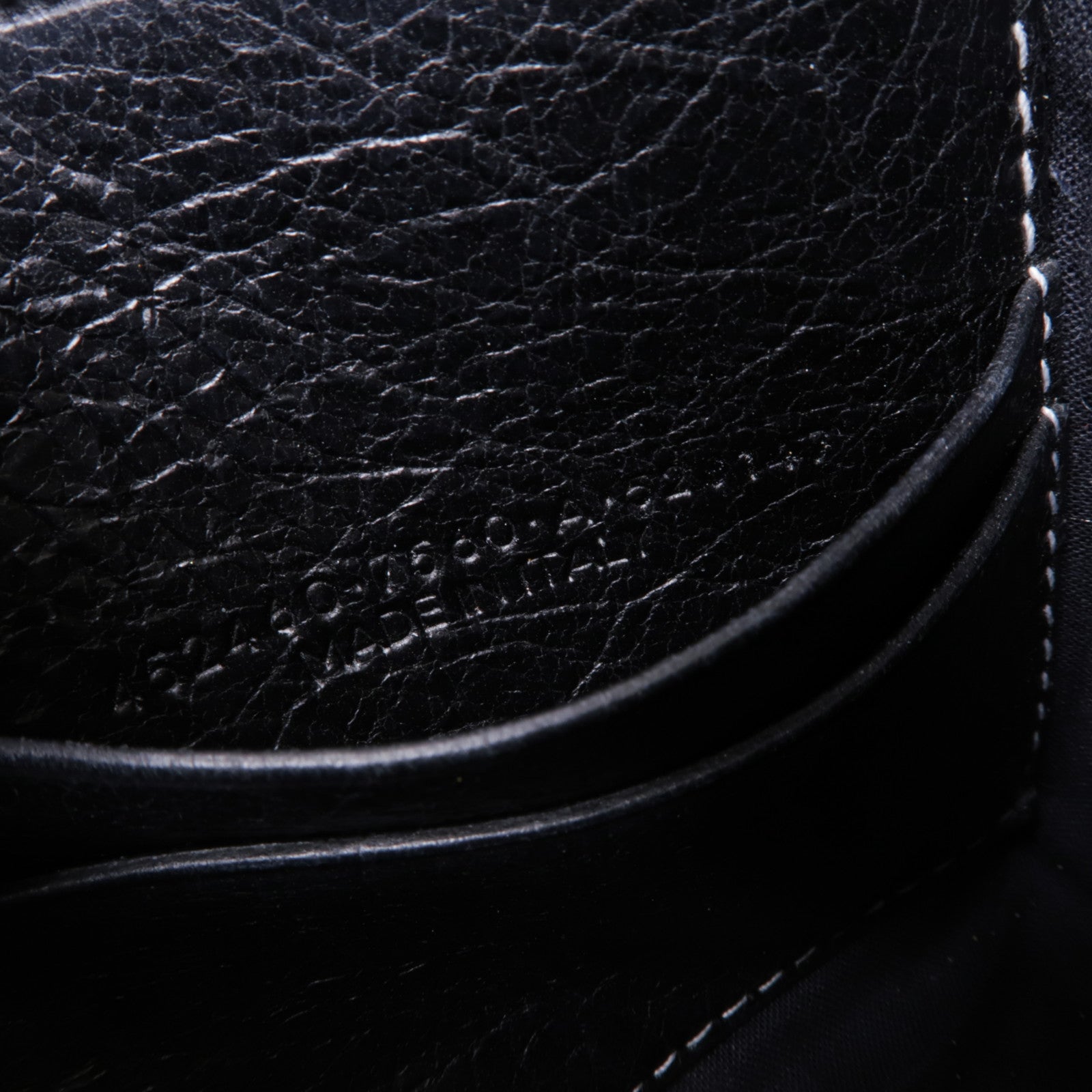 BALENCIAGA SHW Shoulder Bag 452460 Calfskin Leather White Blue Black Green