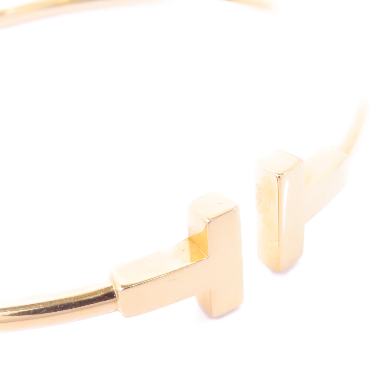 TIFFANY＆CO 18K黃金T Wire Bracelet手鐲