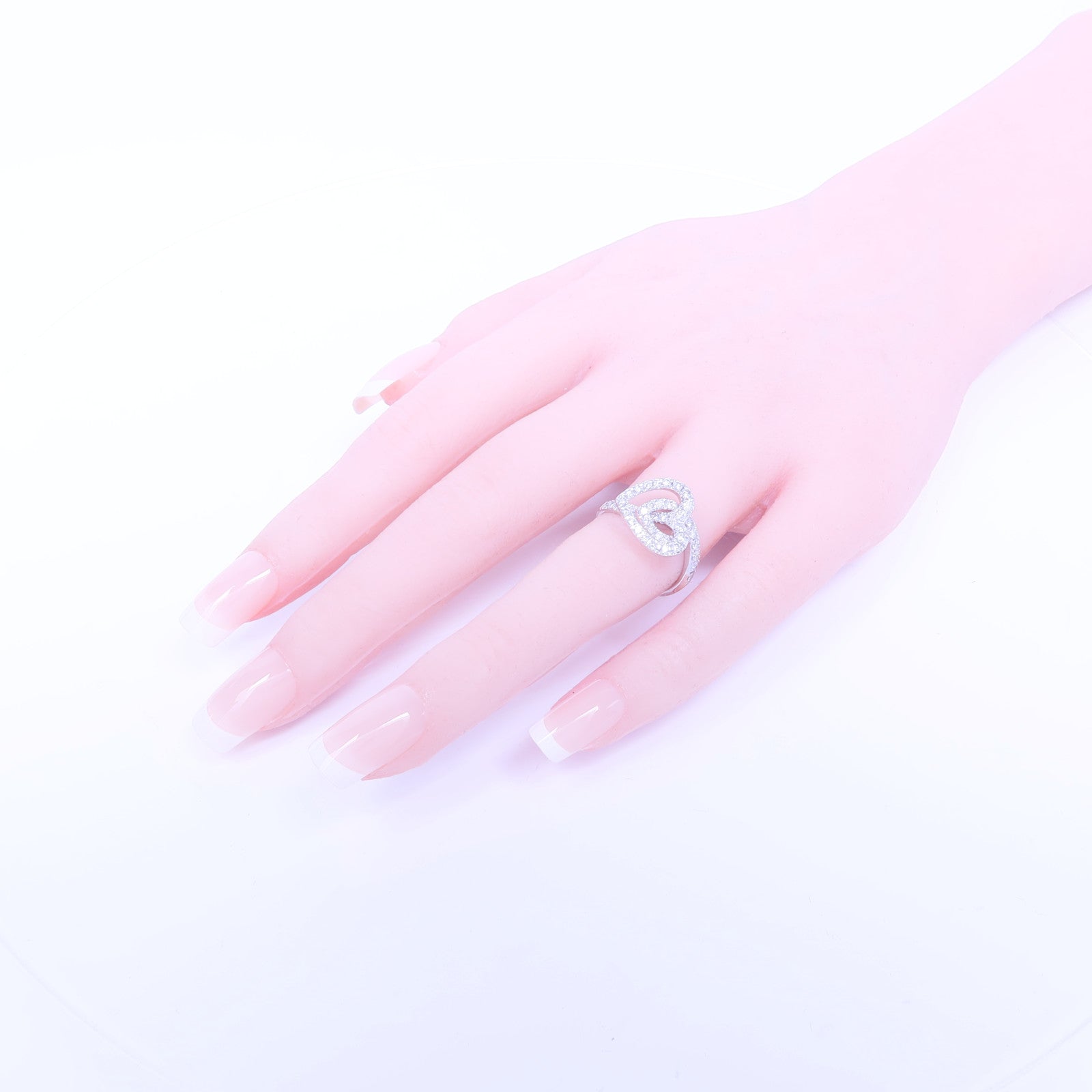 JEWELRY 【激減優惠】18K白金Diamond Ring鑽石戒指US#5