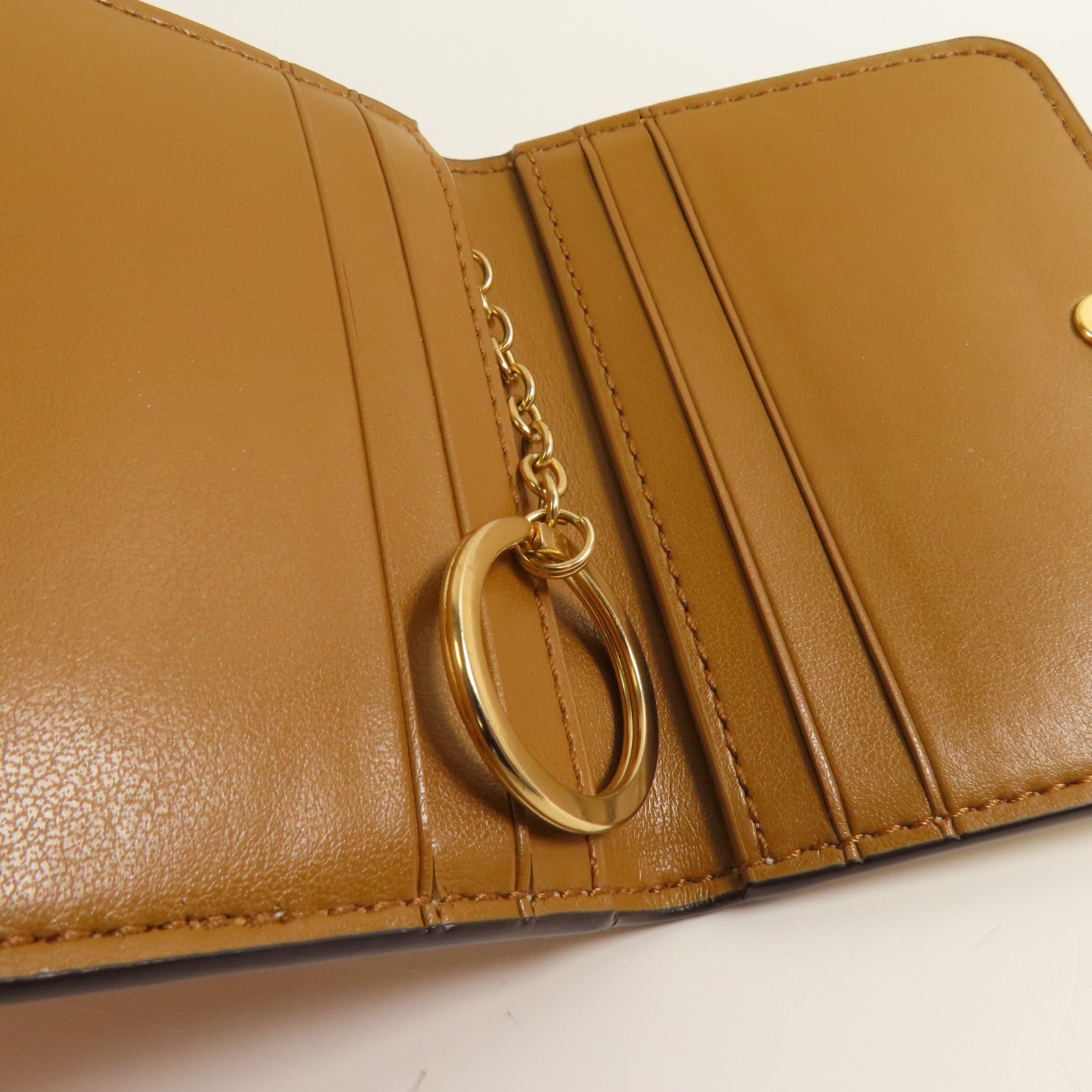 COACH 牛皮皮革Card Case金扣卡片套