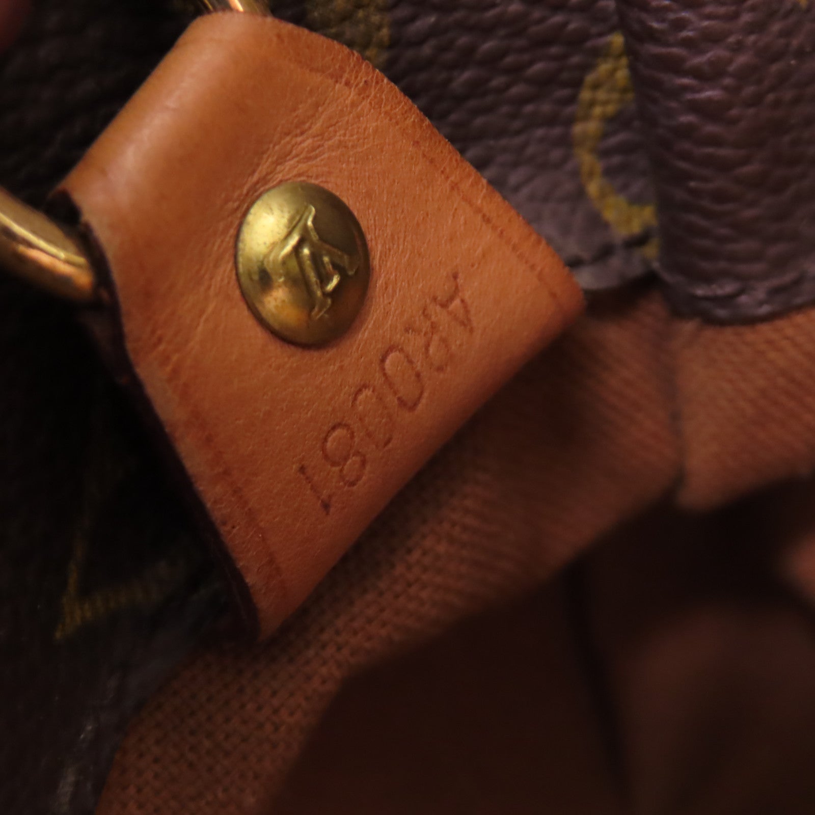 LOUIS VUITTON Monogram Cabas Alto Tote Bag金扣肩背袋啡色