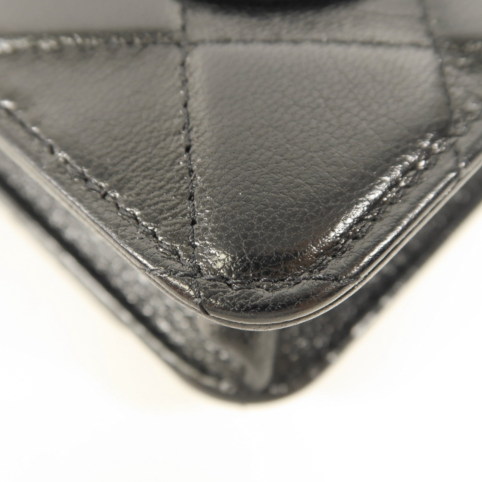 CHANEL 牛皮皮革WOC Wallet On Chain金扣鏈帶肩背袋