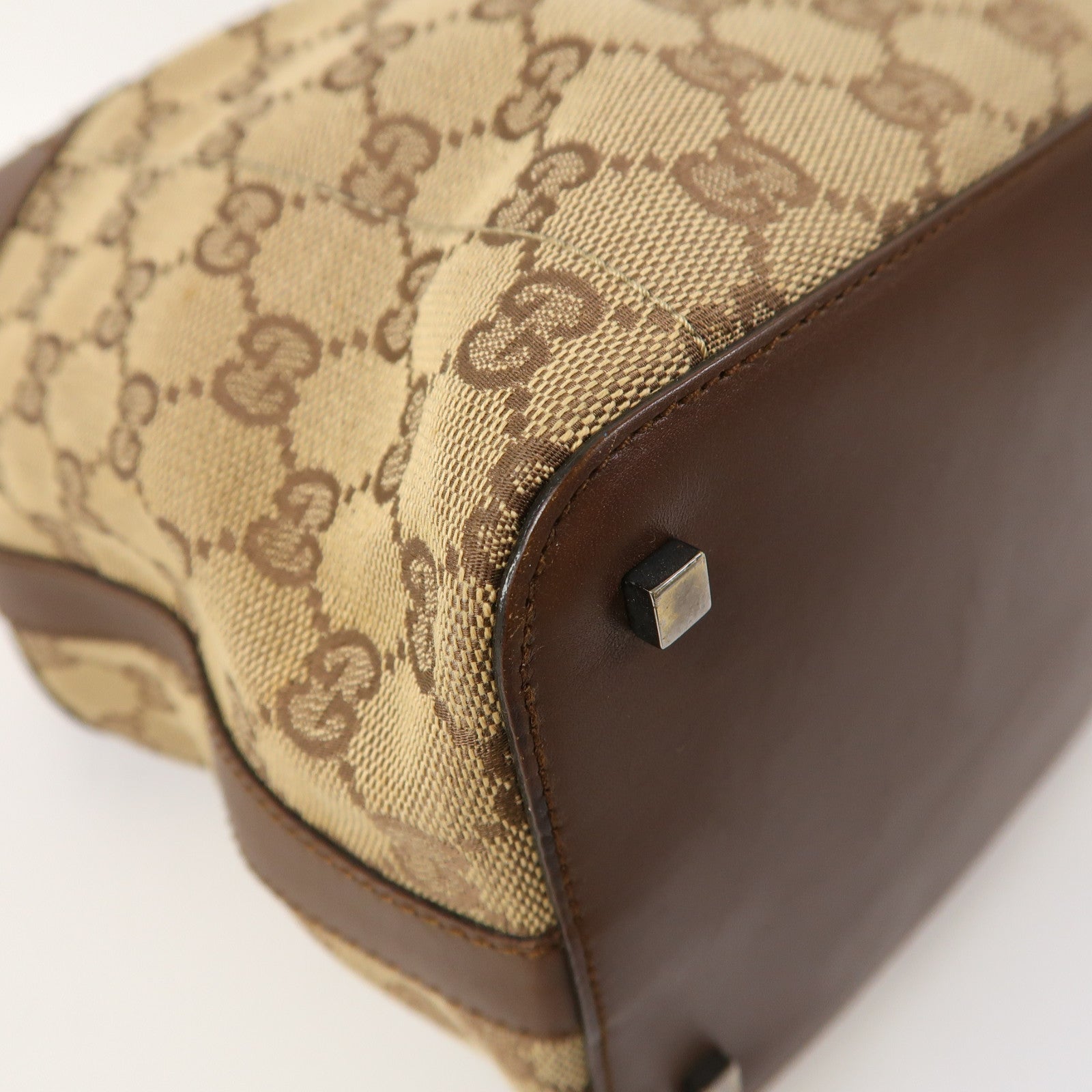 GUCCI 帆布Shoulder Bag肩背袋啡色