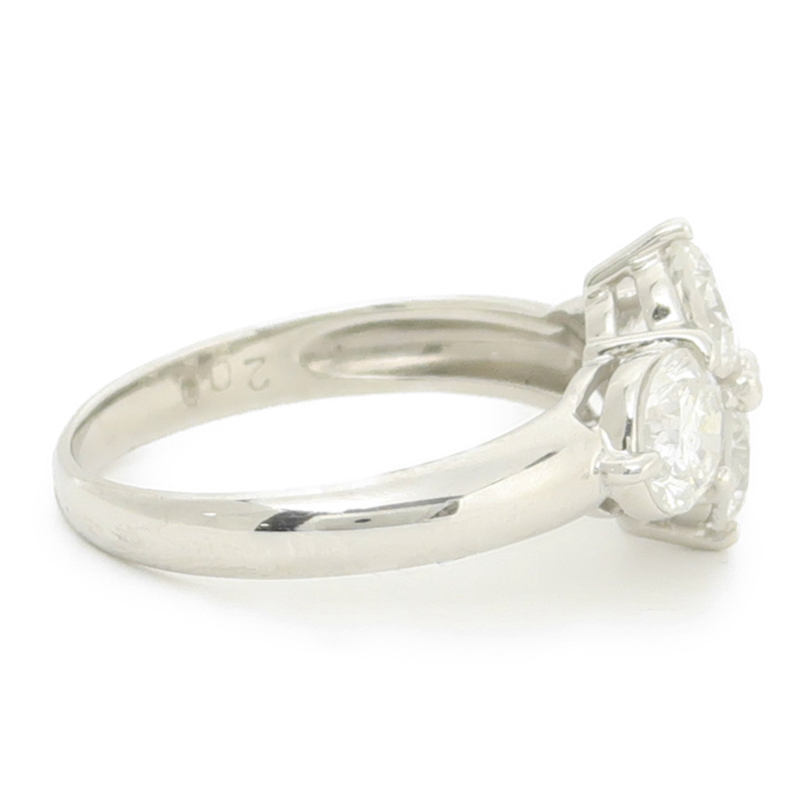 JEWELRY 【激減優惠】PT900鉑金Diamond Ring鑽石戒指US#5.75