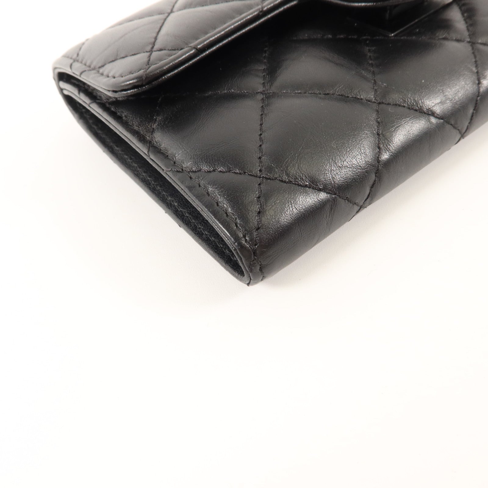 CHANEL 牛皮皮革2.55 Flap Wallet錢包
