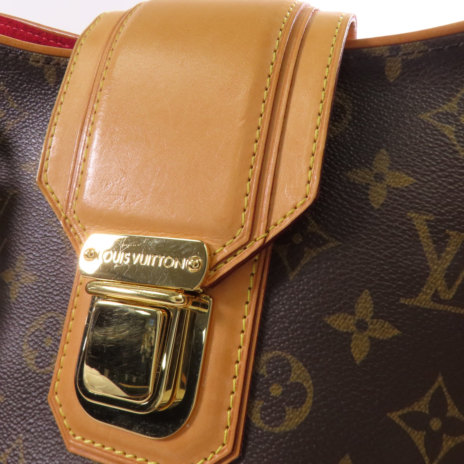 LOUIS VUITTON Monogram Griet金扣肩背袋