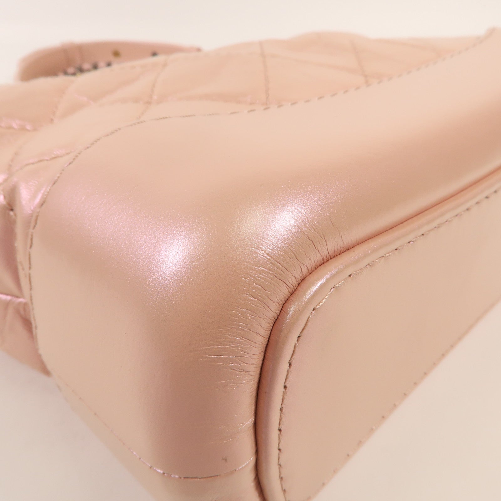 CHANEL 牛皮皮革Gabrielle Mini鏈帶肩背袋