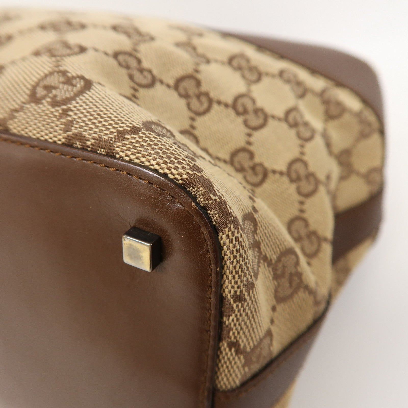 GUCCI 帆布Shoulder Bag肩背袋啡色