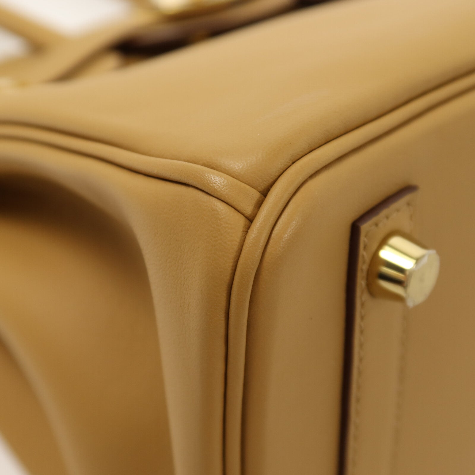 HERMES Swift皮革Birkin 25手挽袋Biscuit