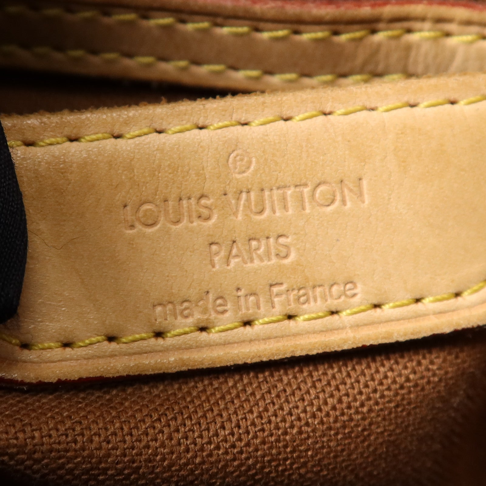 LOUIS VUITTON Monogram Palermo GM金扣手挽肩背兩用袋棕色